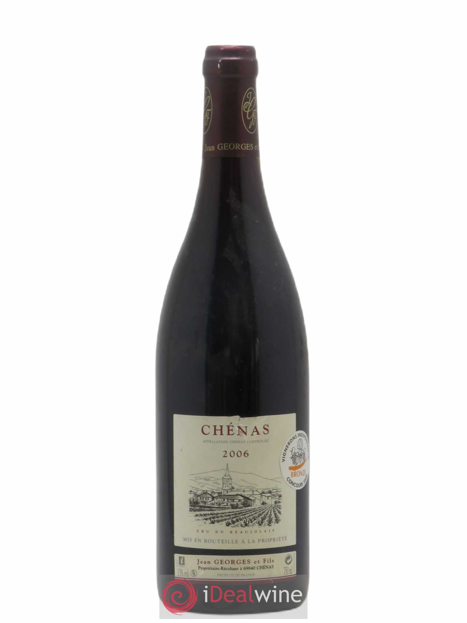 Chénas Jean Georges 2006 - Posten von 1 Flasche - 0