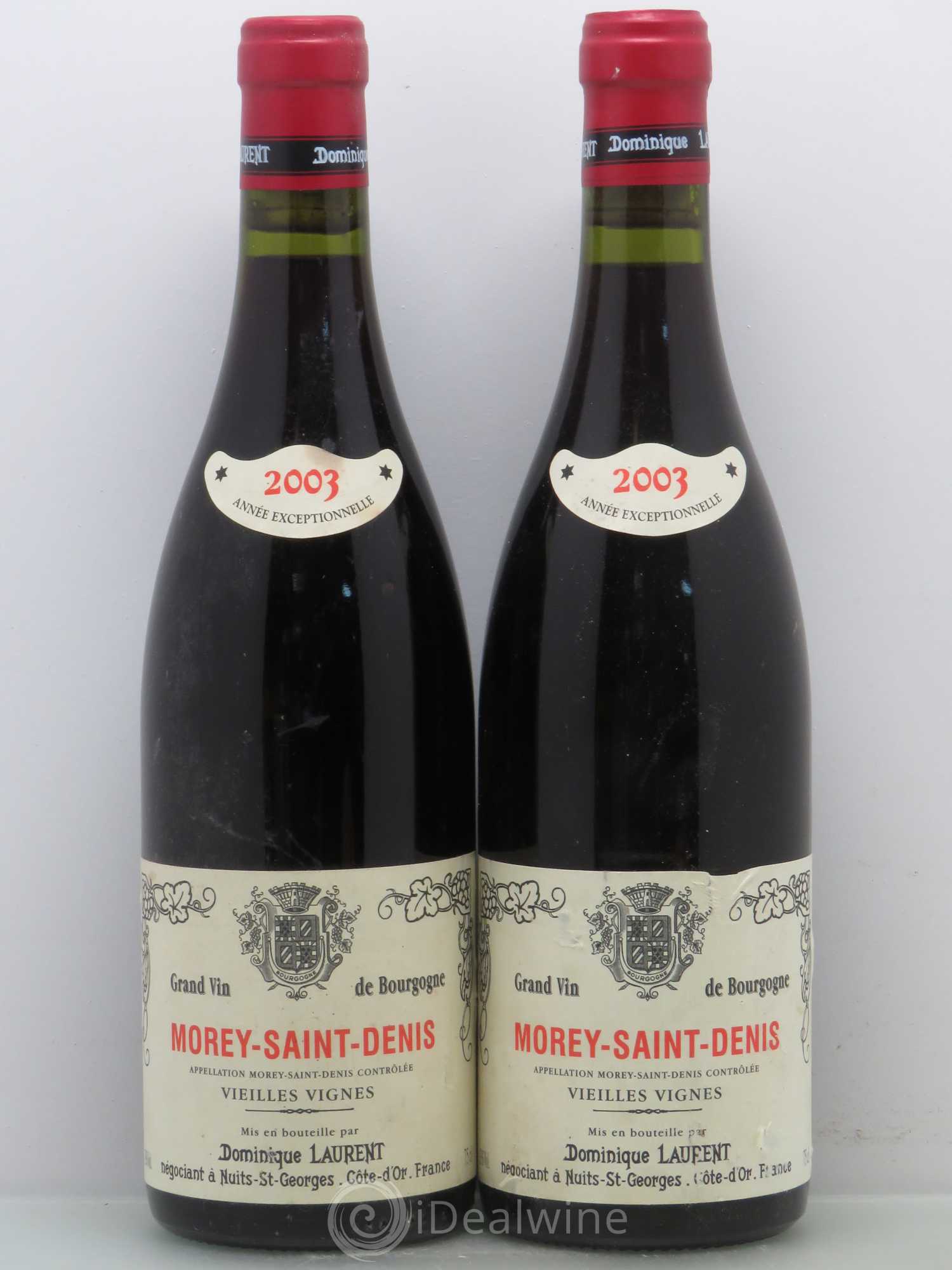 Morey-Saint-Denis Vieilles Vignes - Dominique Laurent 2003 - Posten von 2 Flaschen - 0