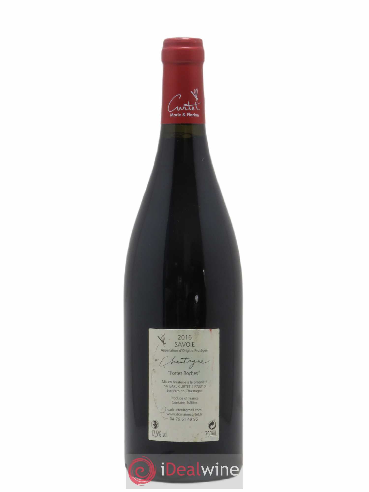 Vin de Savoie Chautagne Fortes Roches Florian Curtet 2016 - Posten von 1 Flasche - 1