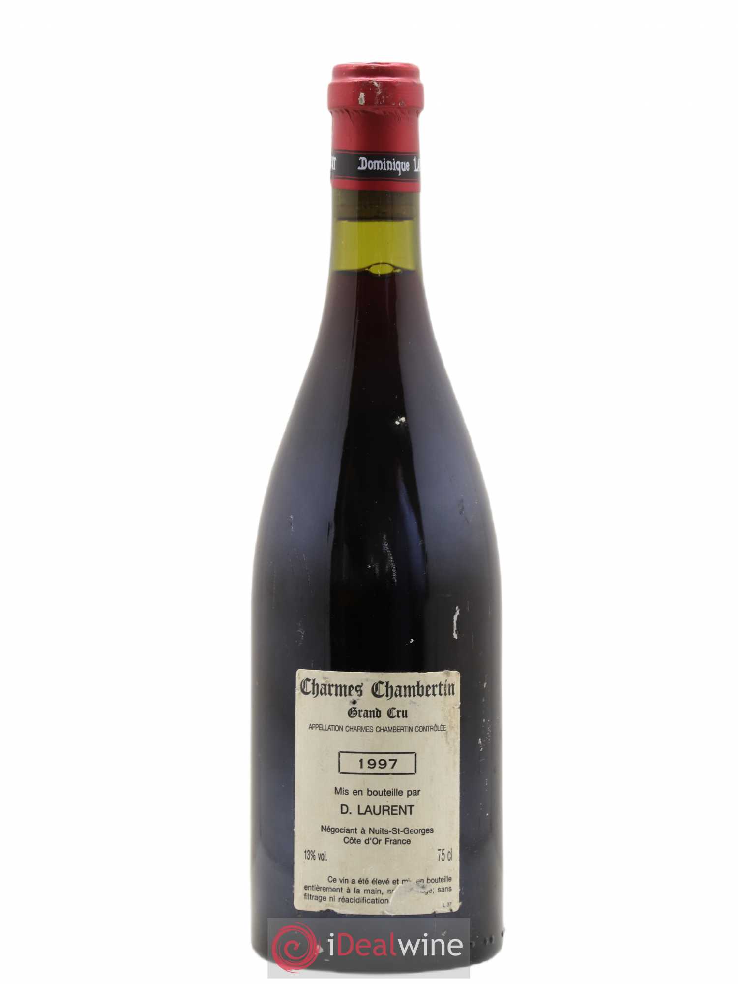 Charmes-Chambertin Grand Cru Vieilles Vignes Dominique Laurent 1997 - Lot de 1 bouteille - 1