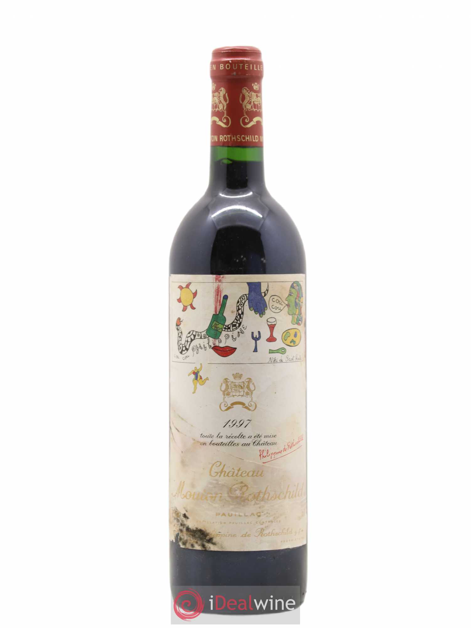 Château Mouton Rothschild 1er Grand Cru Classé 1997 - Lot de 1 bouteille - 0