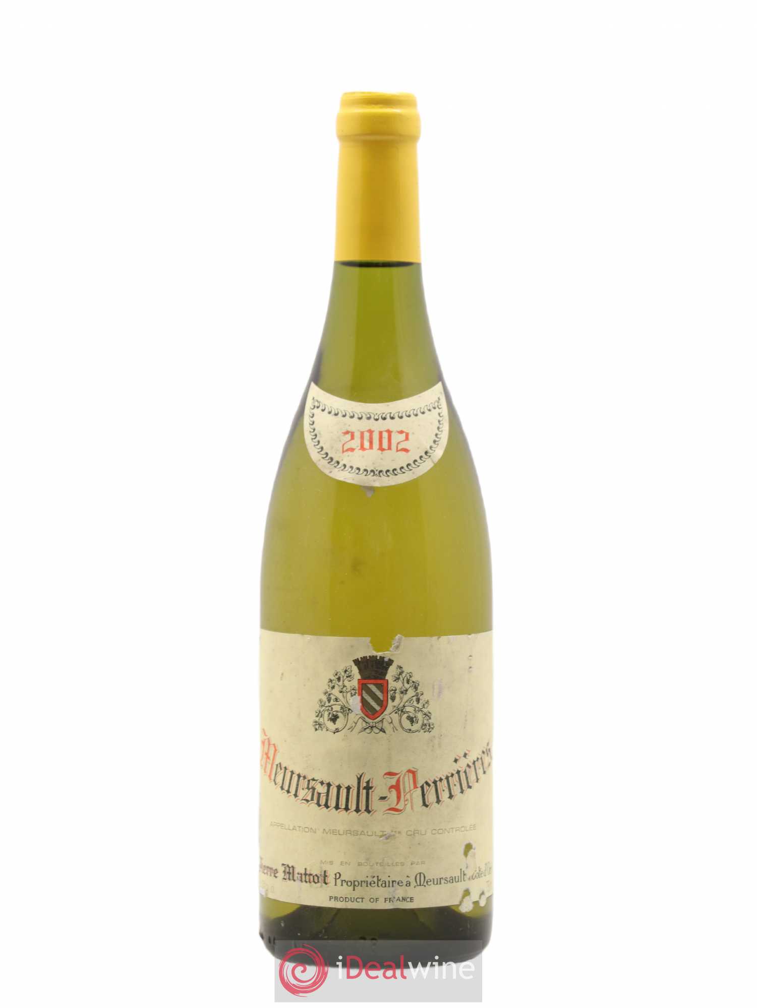 Meursault 1er Cru Perrières Matrot (Domaine) 2002 - Lot de 1 bouteille - 0