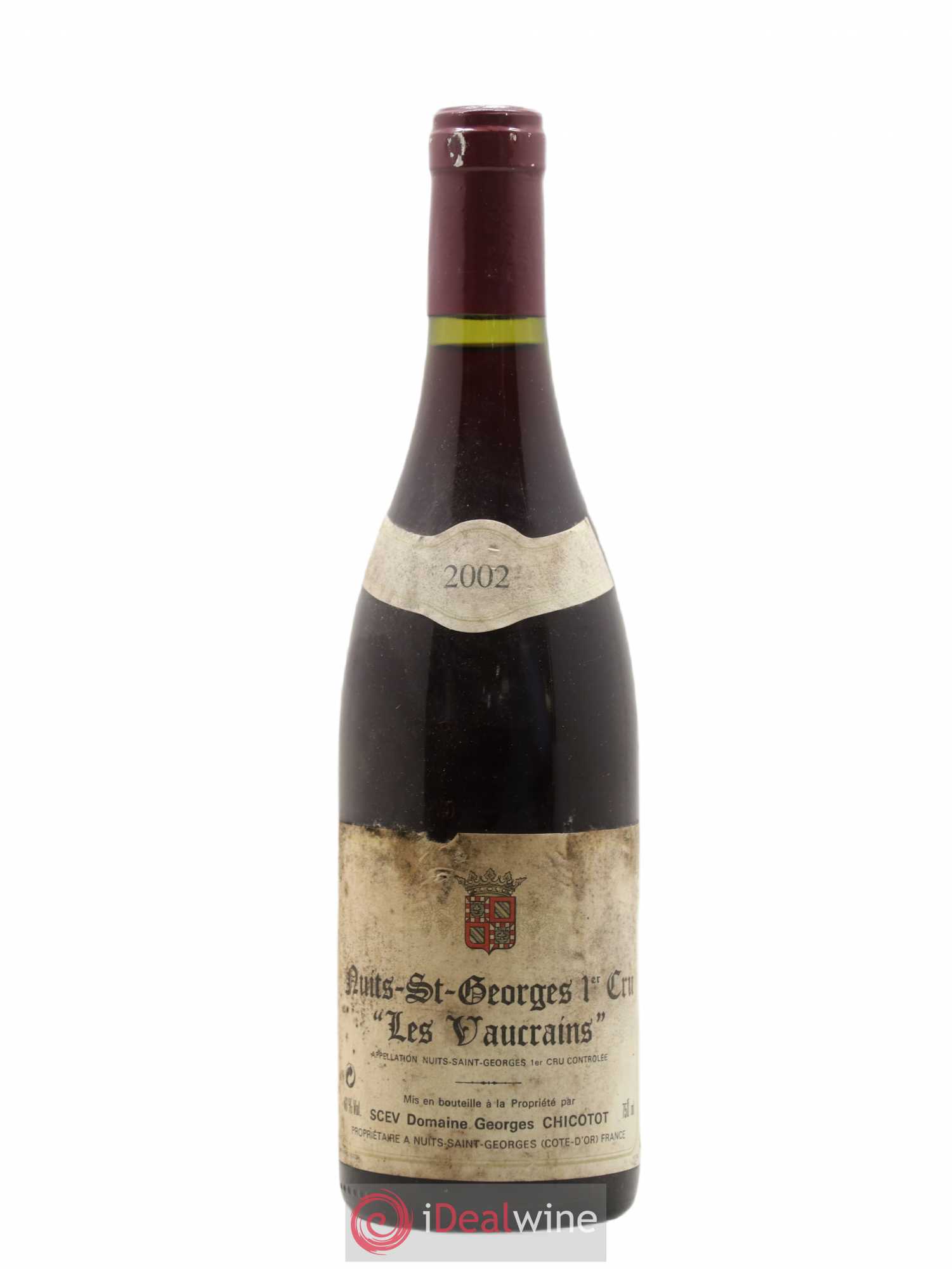 Nuits-Saint-Georges 1er Cru Les Vaucrains Chicotot 2002 - Lot de 1 bouteille - 0