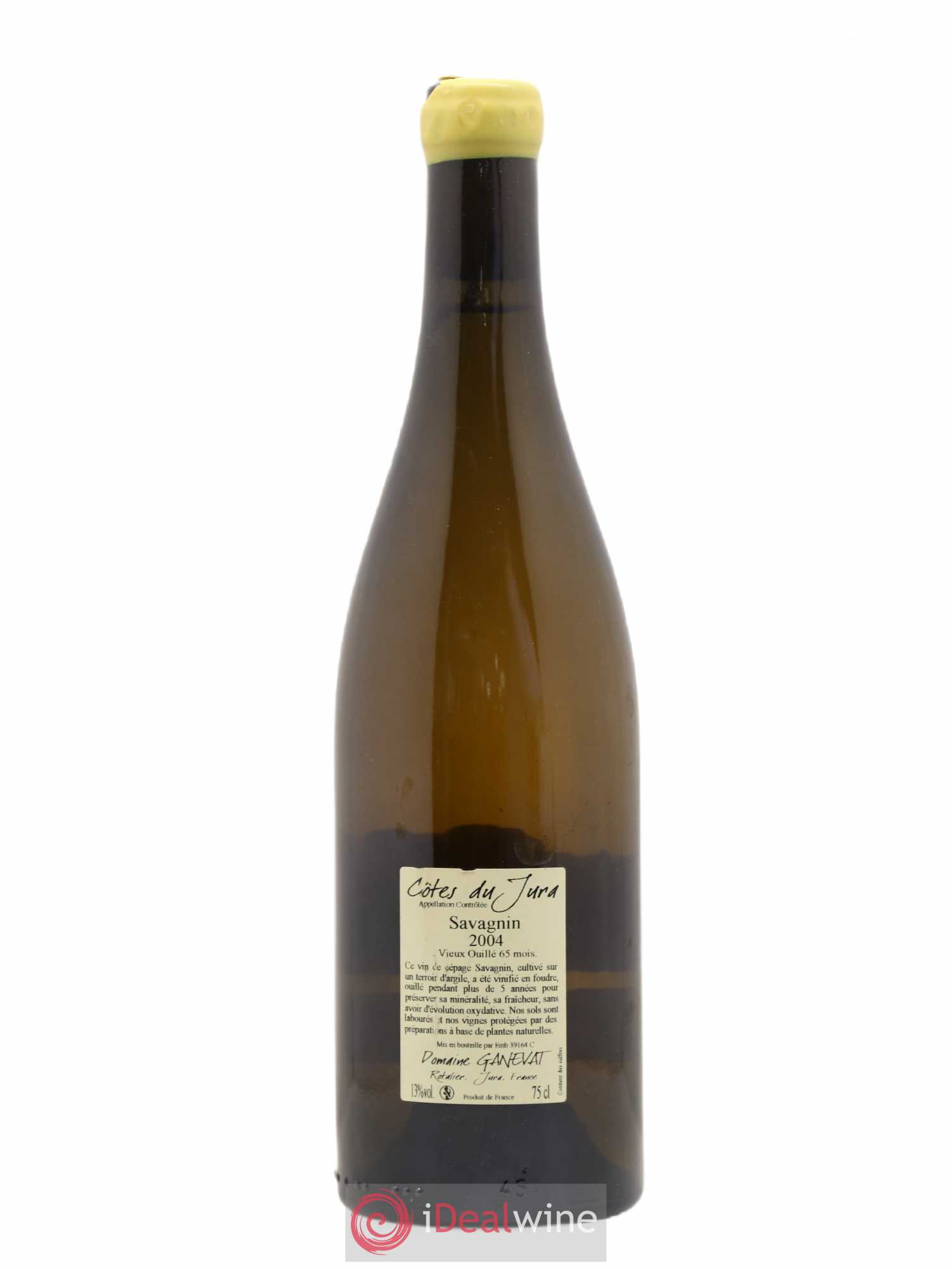 Arbois Savagnin Schiste Anne et Jean François Ganevat 2004 - Lot de 1 bouteille - 1