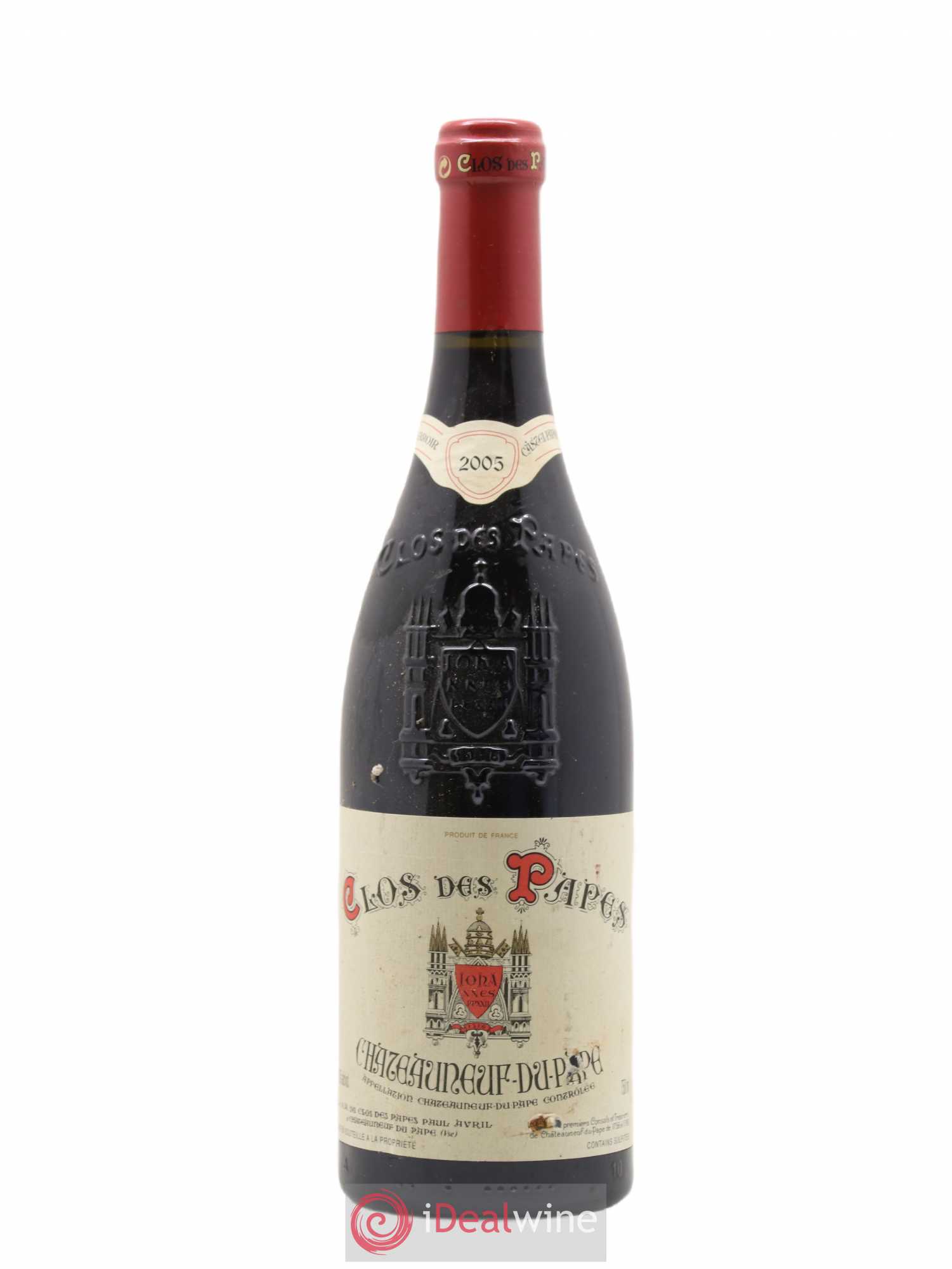 Châteauneuf-du-Pape Clos des Papes - Paul Avril 2005 - Lot de 1 bouteille - 0