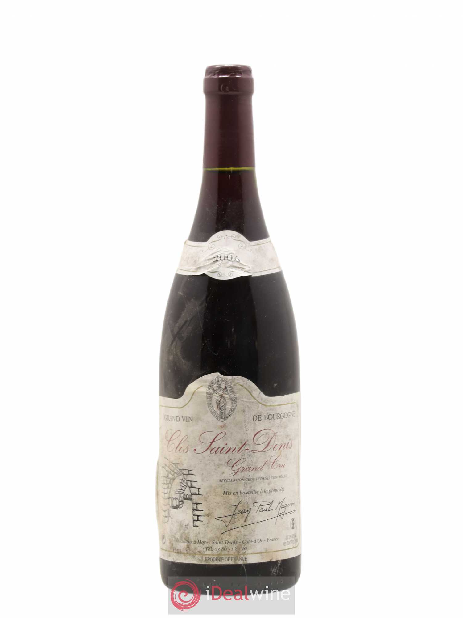 Clos Saint-Denis Grand Cru Jean Paul Magnien 2006 - Lot de 1 bouteille - 0