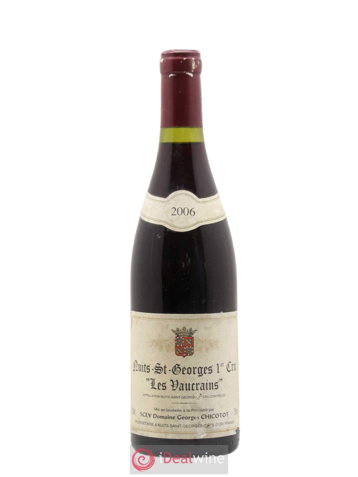 Nuits-Saint-Georges 1er Cru Les Vaucrains Chicotot 2006 - Lot de 1 bouteille - 0