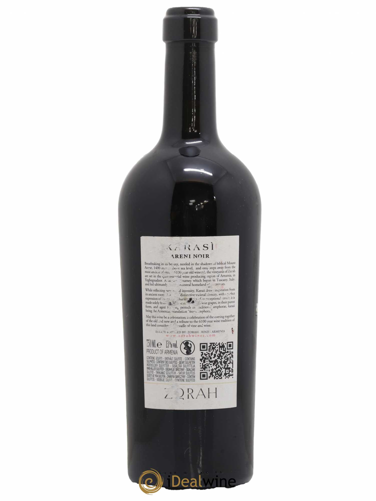 Divers Karasi Areni Noir Zorah 2011 - Posten von 1 Flasche - 1