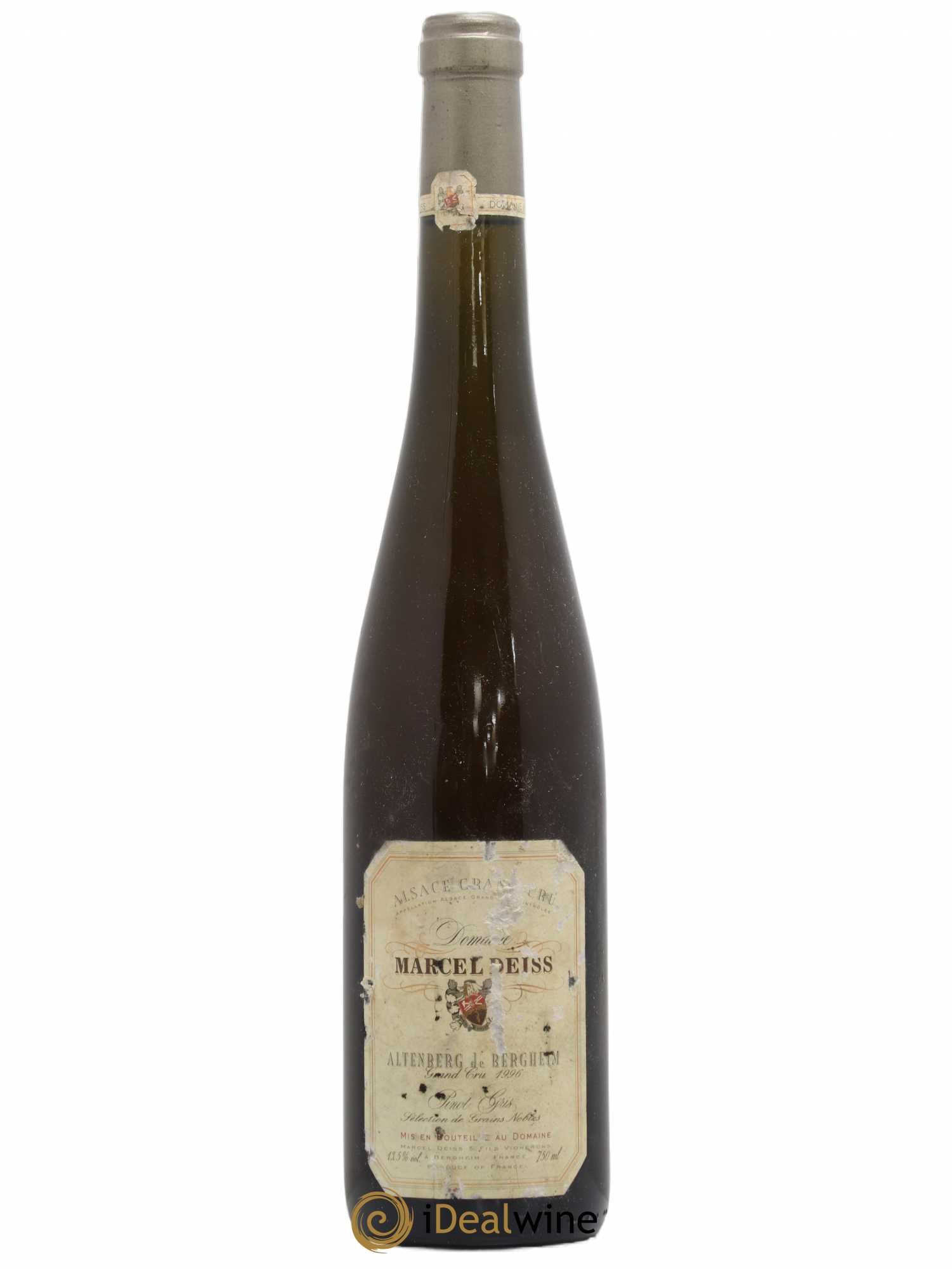 Pinot Gris (Tokay) Grand Cru Altenberg de Bergheim Selection de Grains Nobles Marcel Deiss 1996 - Posten von 1 Flasche - 0