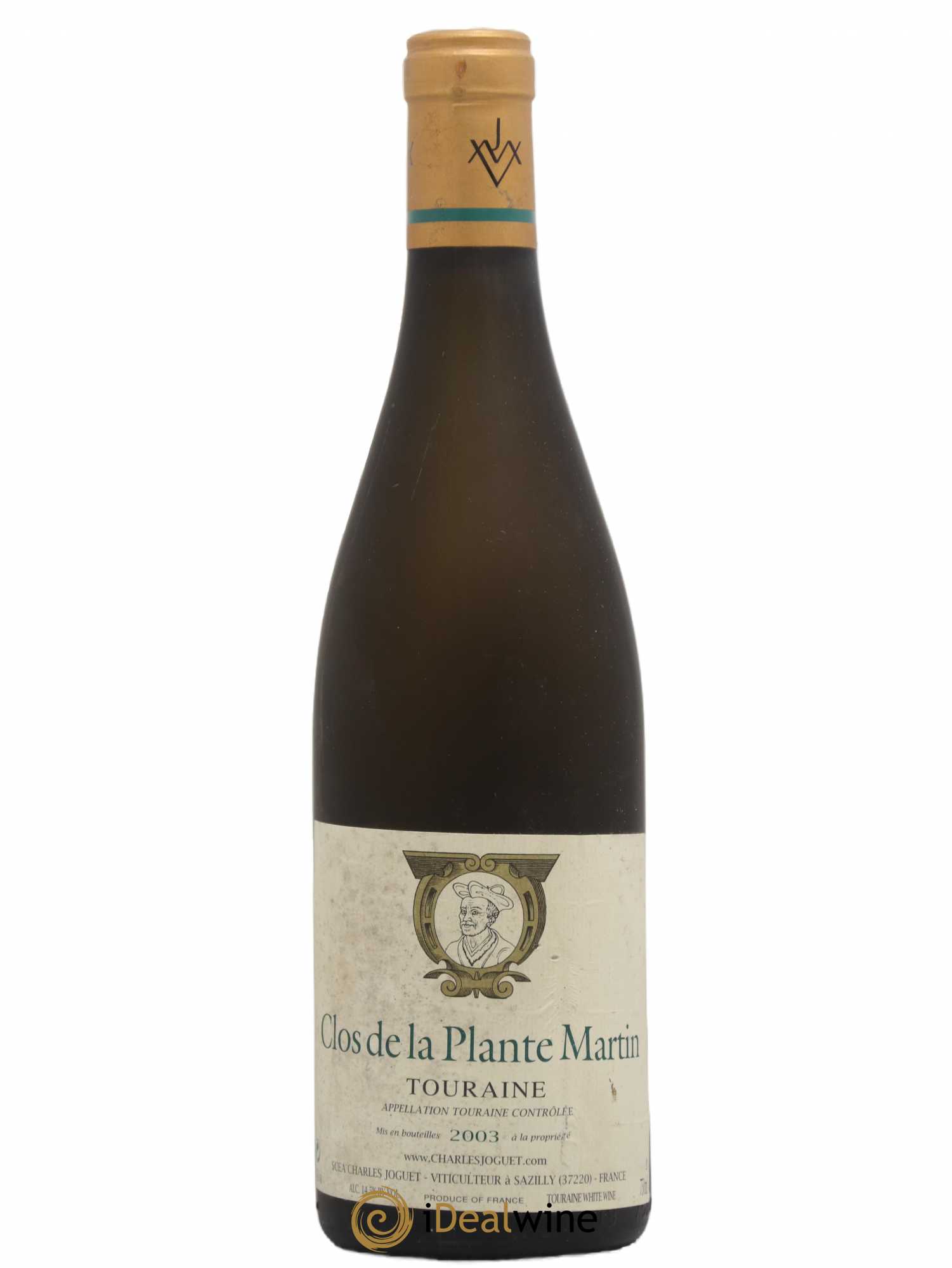 Touraine Clos de la Plante Martin Charles Joguet 2003 - Lot de 1 bouteille - 0
