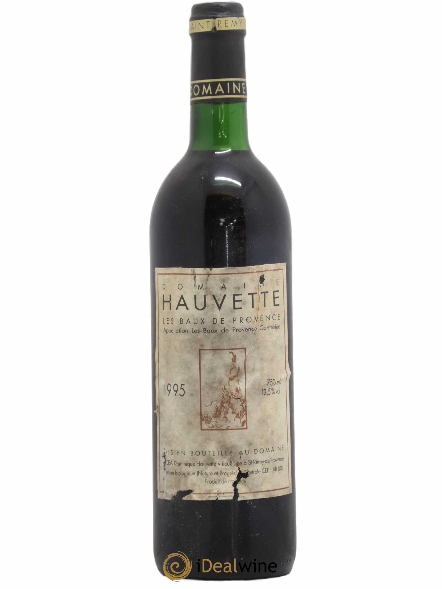 Baux de Provence Hauvette (Domaine) 1995 - Lot de 1 bouteille - 0