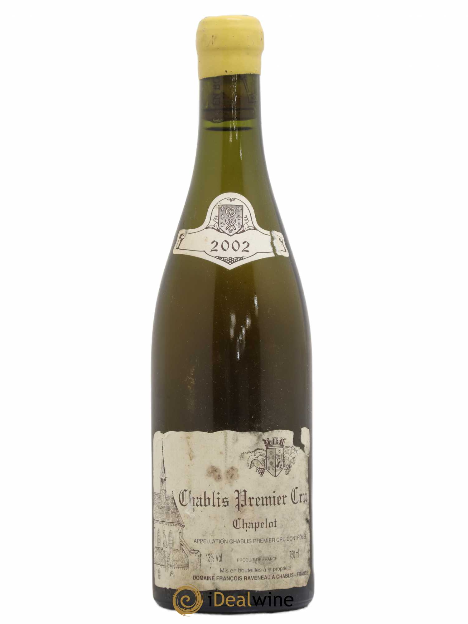 Chablis 1er Cru Chapelot Raveneau (Domaine) 2002 - Lot de 1 bouteille - 0