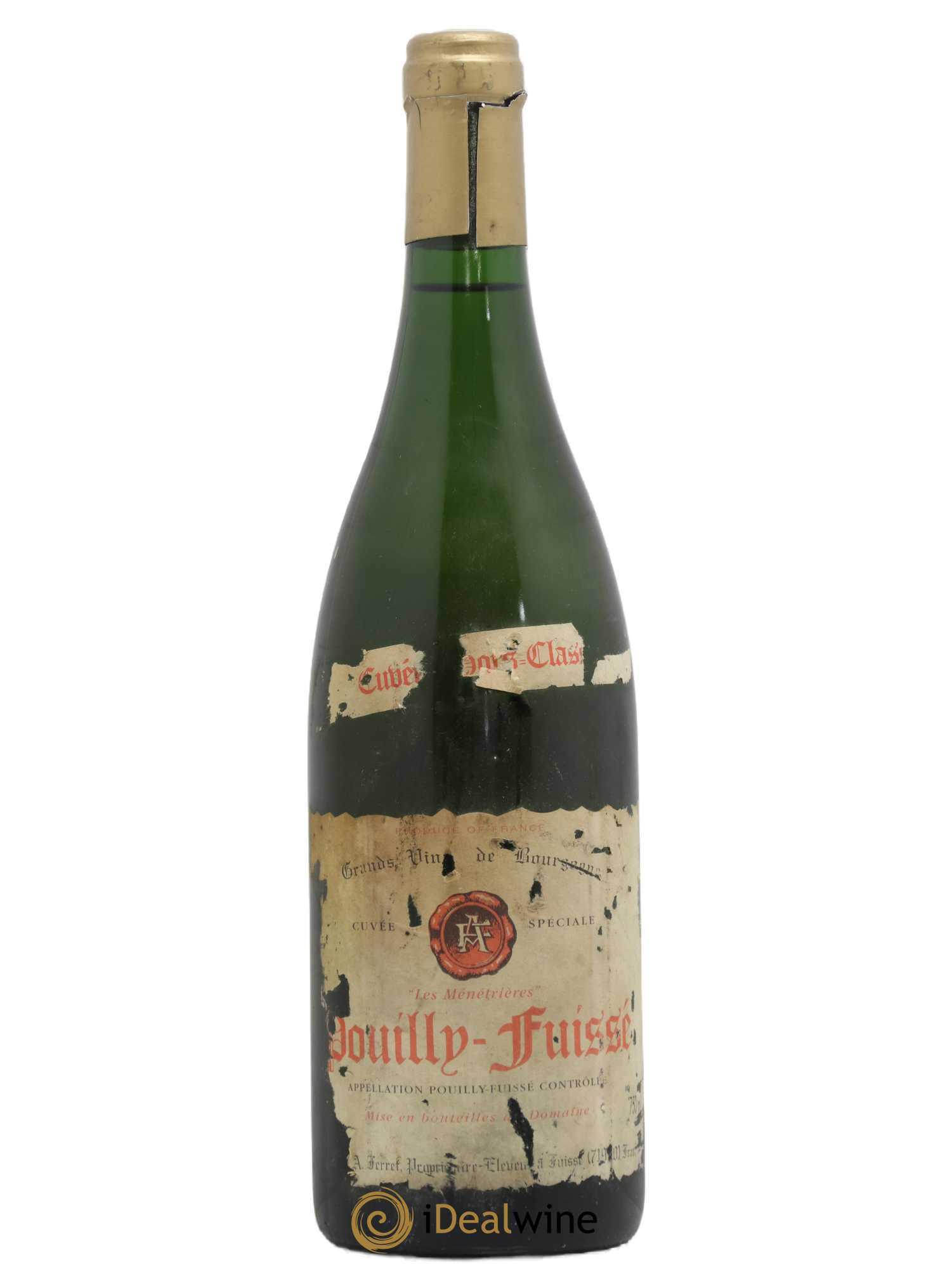 Pouilly-Fuissé 1er Cru Hors Classe Les Ménétrières J.A. Ferret (Domaine) (sans prix de réserve) - Lot de 1 bouteille - 0