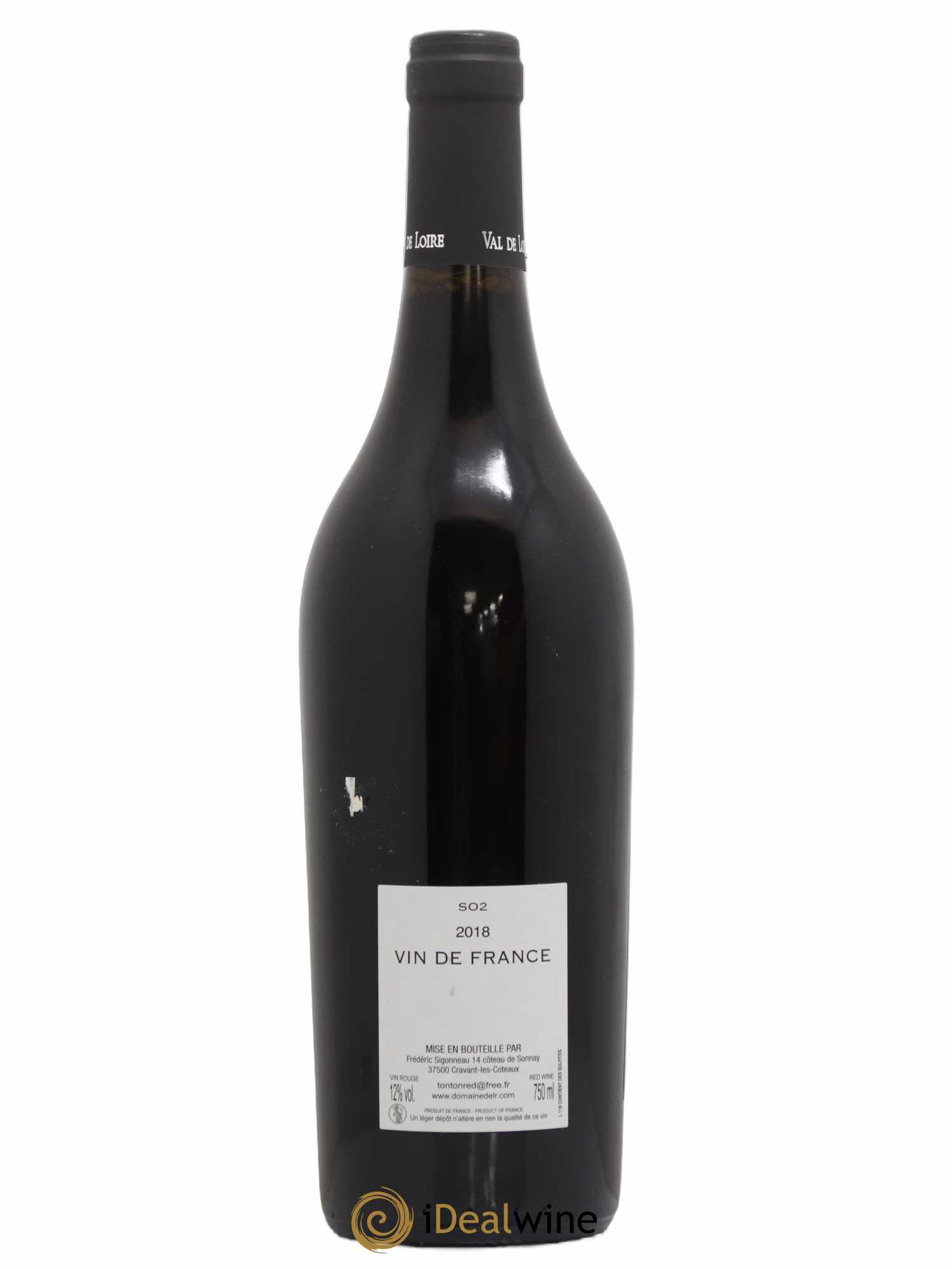 Vin de France SO2 Sigonneau 2018 - Lot de 1 bouteille - 1