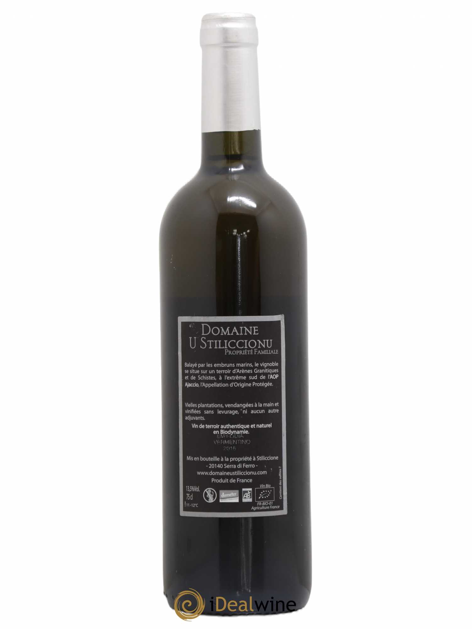 Ajaccio Emilydia Vermentino U. Stiliccionu Sebastien Poly 2016 - Posten von 1 Flasche - 1