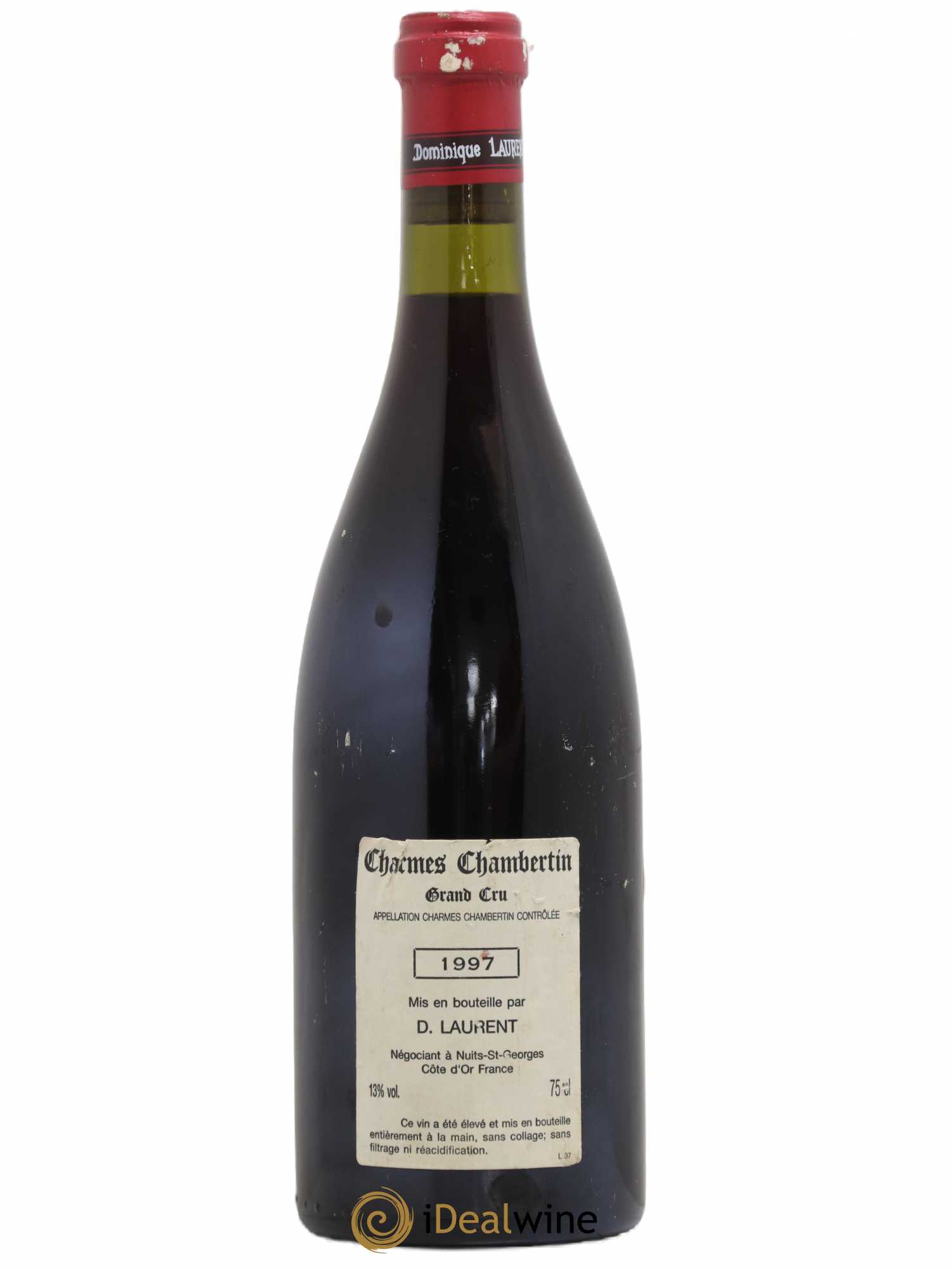 Charmes-Chambertin Grand Cru Vieilles Vignes Dominique Laurent 1997 - Lot de 1 bouteille - 1