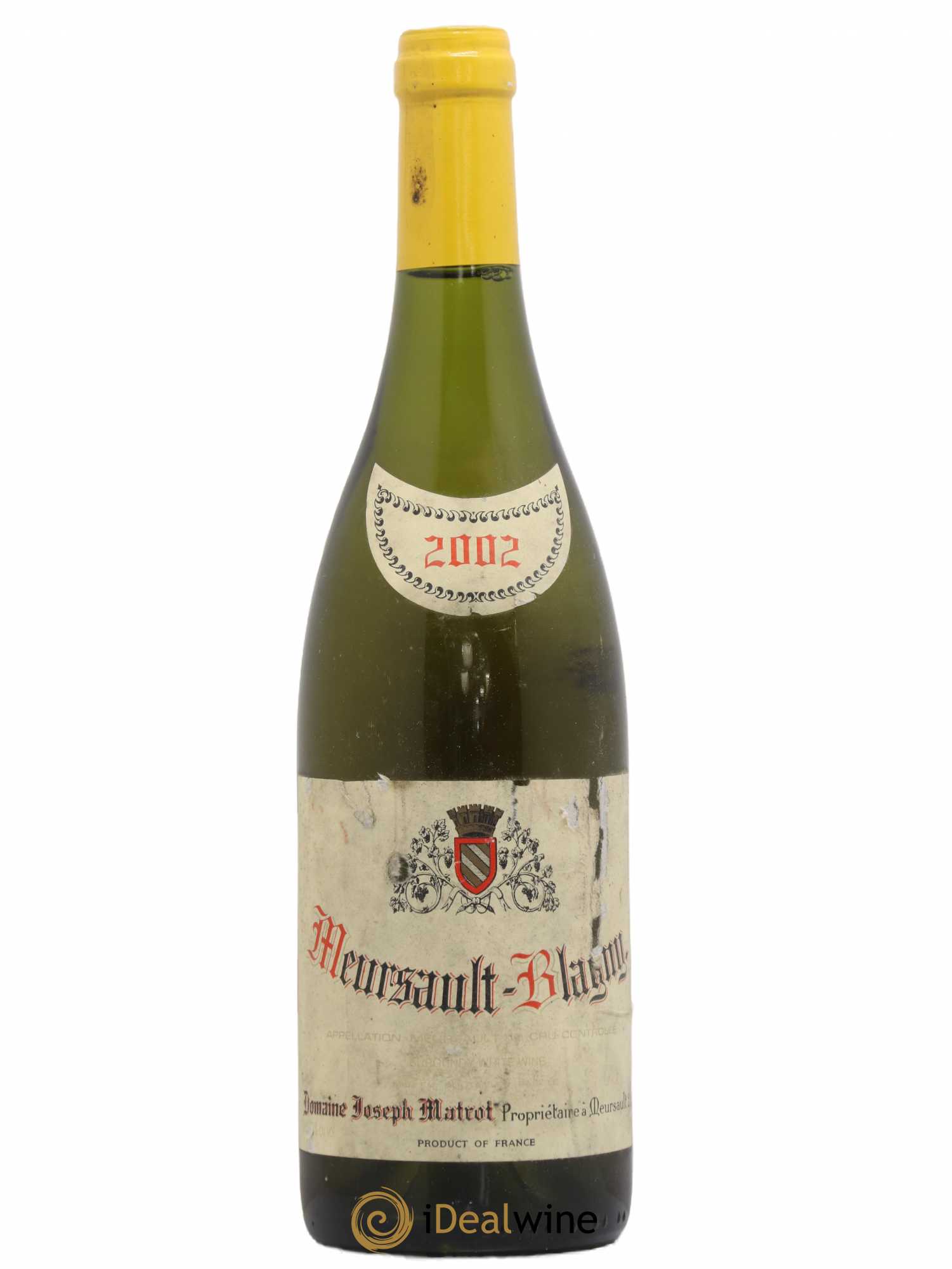 Meursault 1er Cru Blagny Matrot (Domaine) 2002 - Lot de 1 bouteille - 0