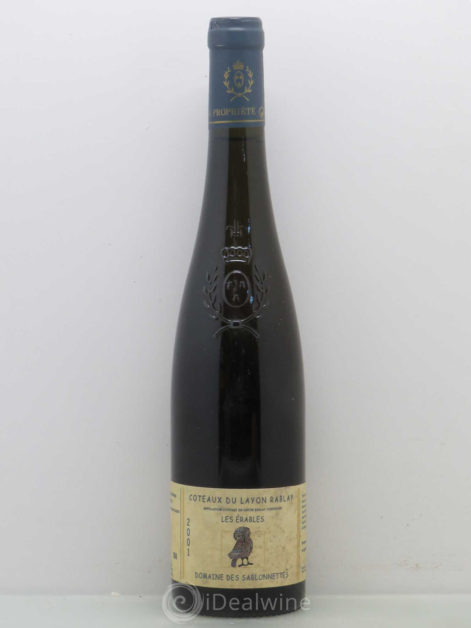 Coteaux du Layon Rablay Les Erables - Domaine des Sablonnettes 2001 - Posten von 1 Flasche - 0