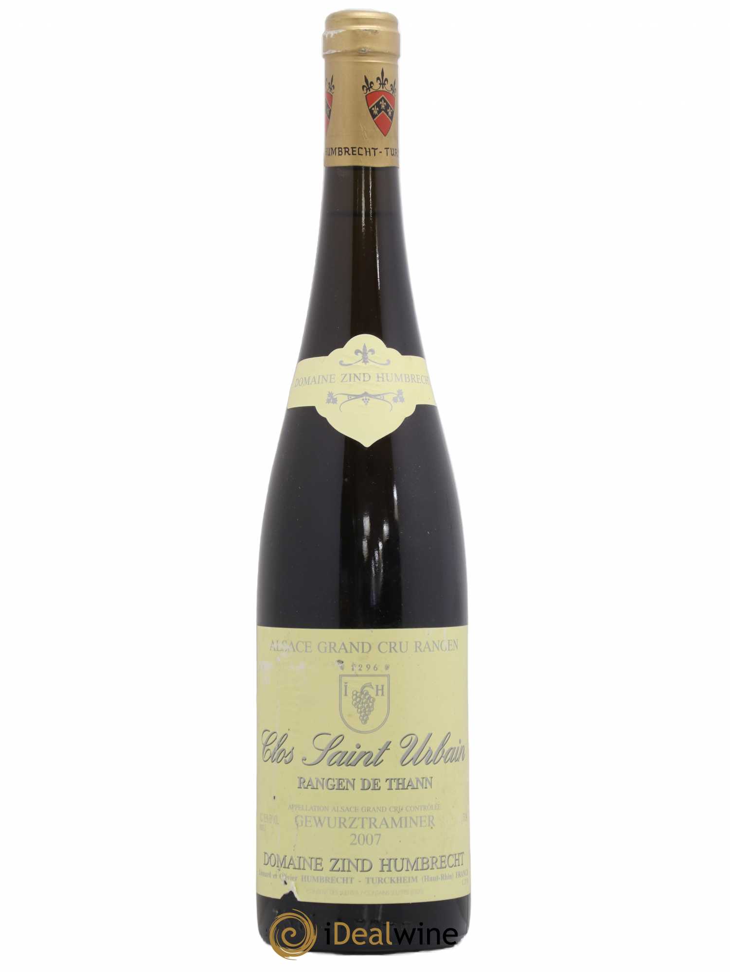 Alsace Gewurztraminer Grand Cru Rangen de Thann Clos Saint Urbain Zind-Humbrecht (Domaine) 2007 - Lot de 1 bouteille - 0
