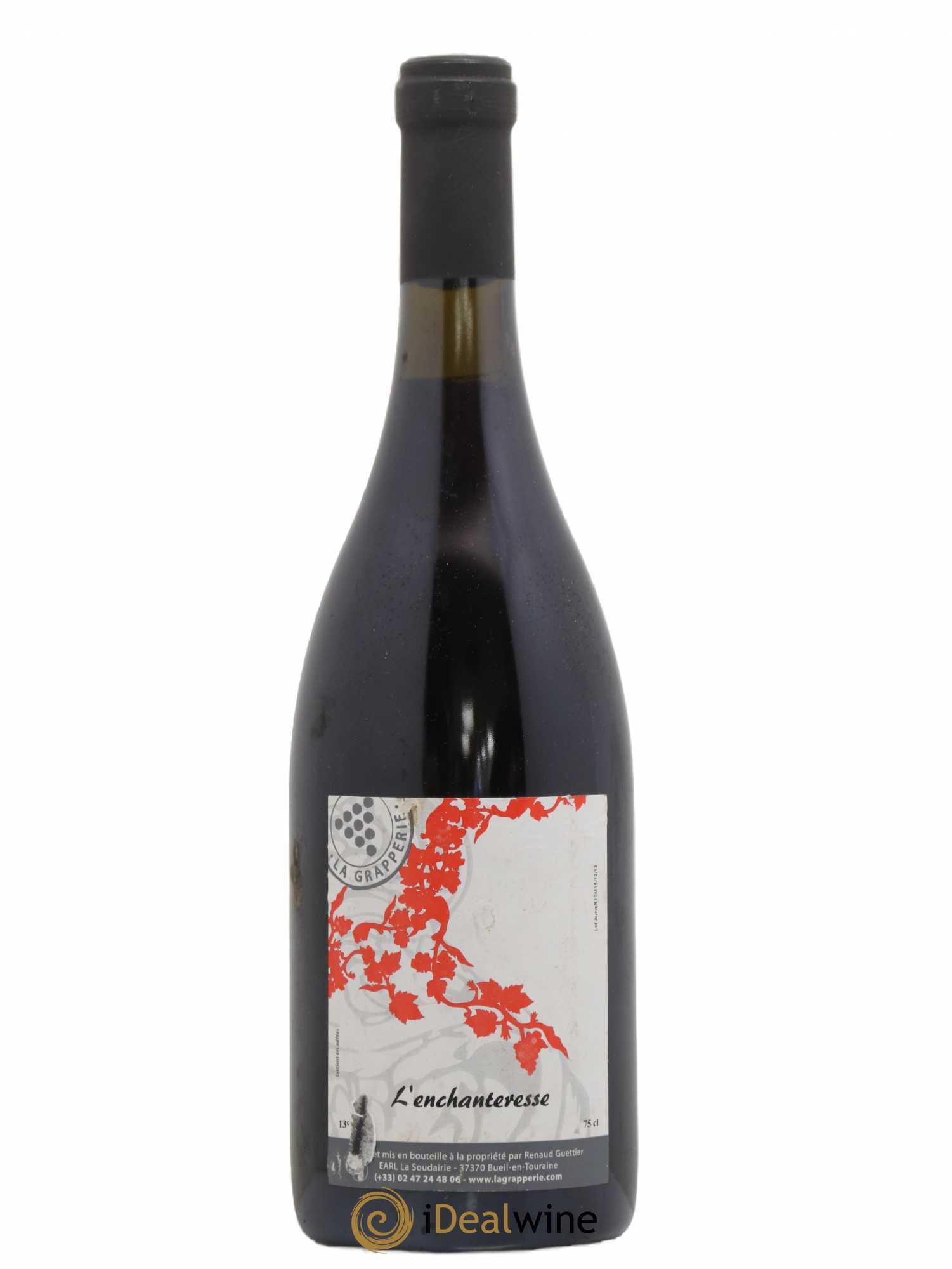 Vin de France L'Enchanteresse La Grapperie 2013 - Lot de 1 bouteille - 0