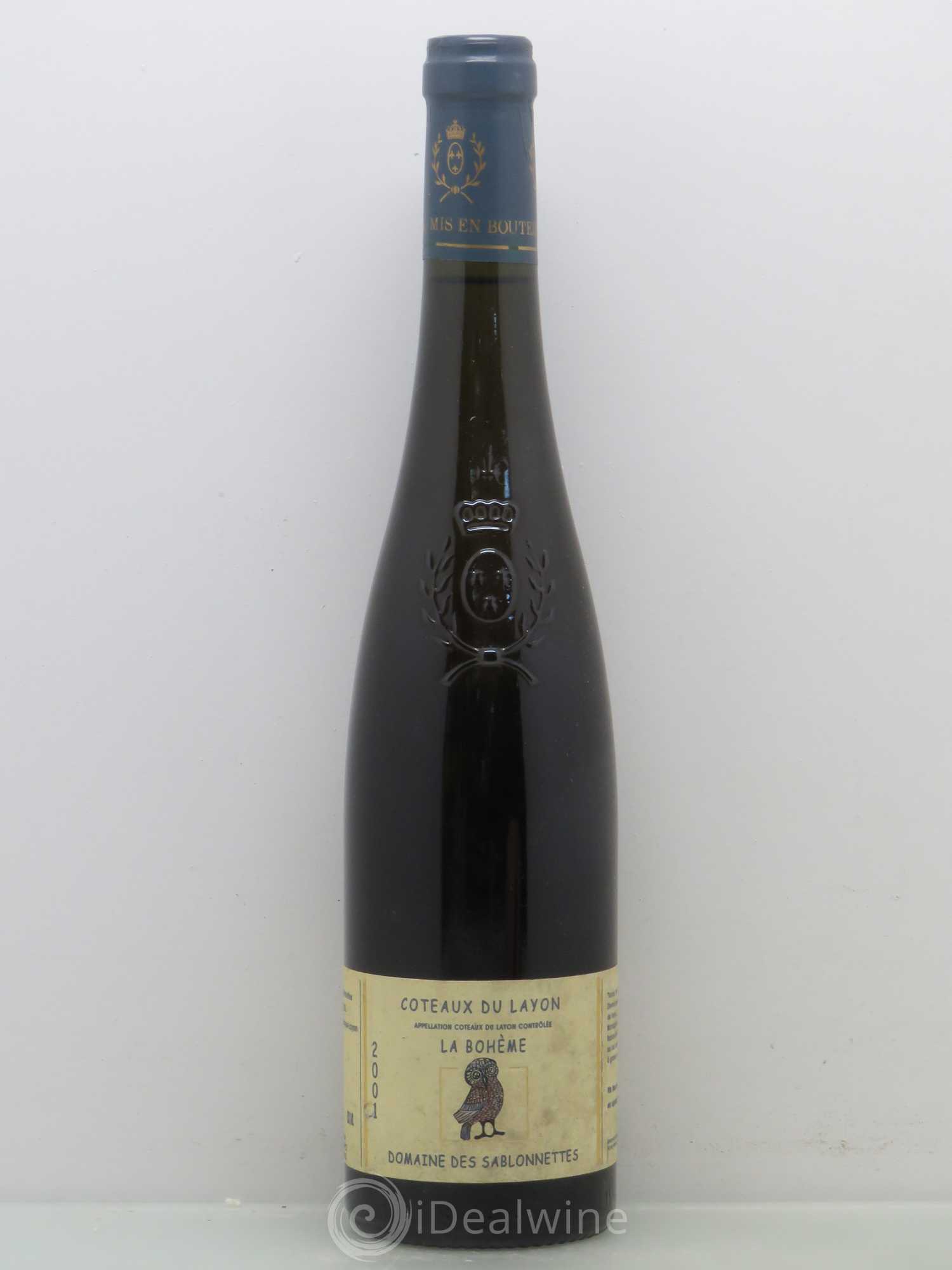 Coteaux du Layon La Bohème - Domaine des Sablonnettes 2001 - Lotto di 1 bottiglia - 0