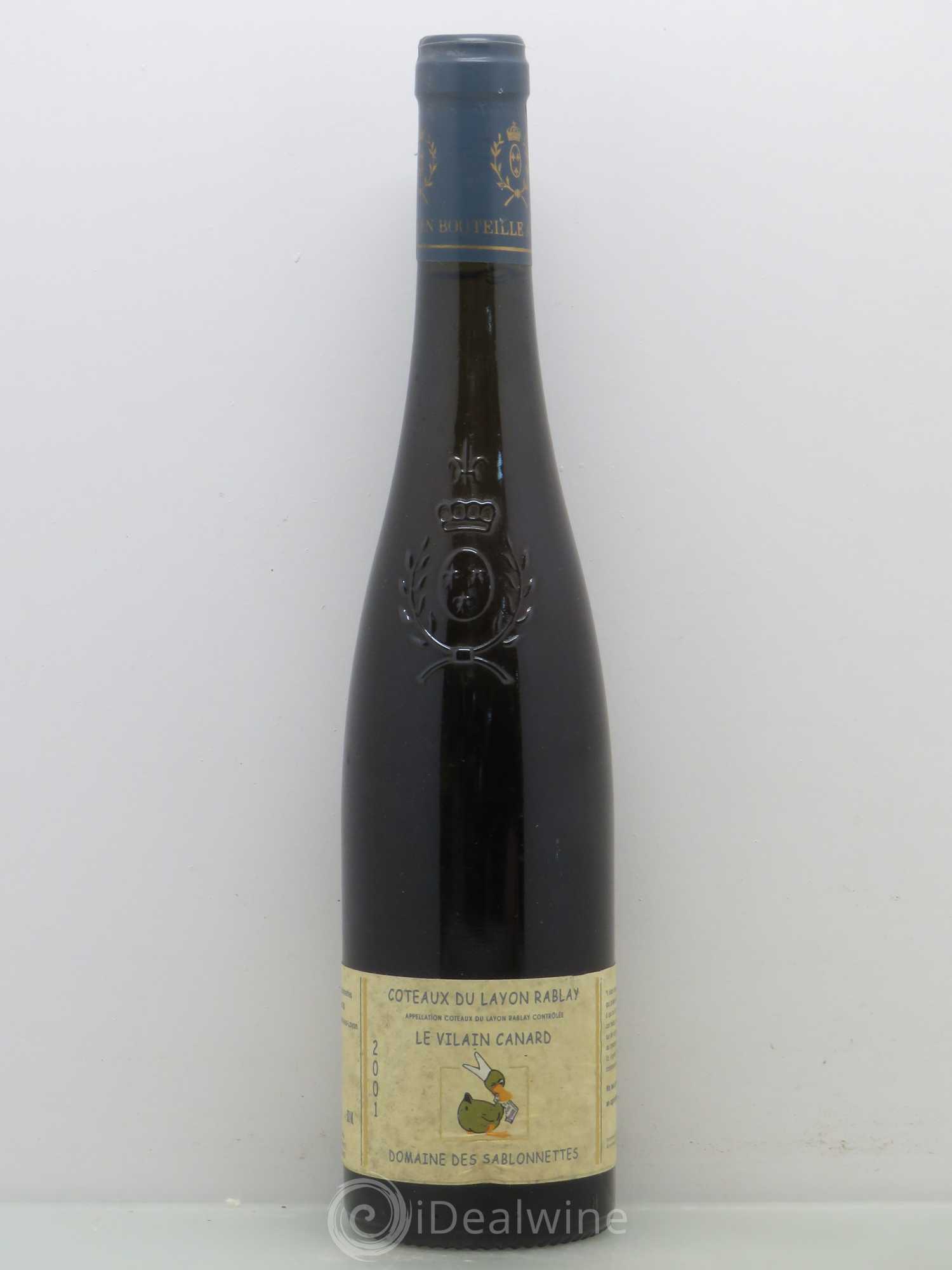 Coteaux du Layon Rablay Le Vilain Canard - Domaine des Sablonnettes 2001 - Lotto di 1 bottiglia - 0