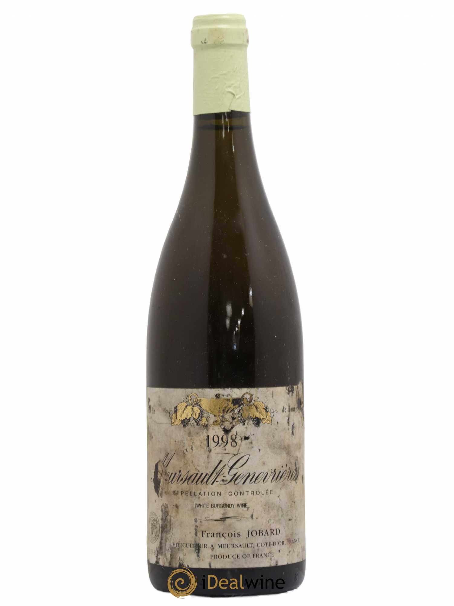 Meursault 1er Cru Genevrières François et Antoine Jobard (Domaine) 1998 - Lot de 1 bouteille - 0