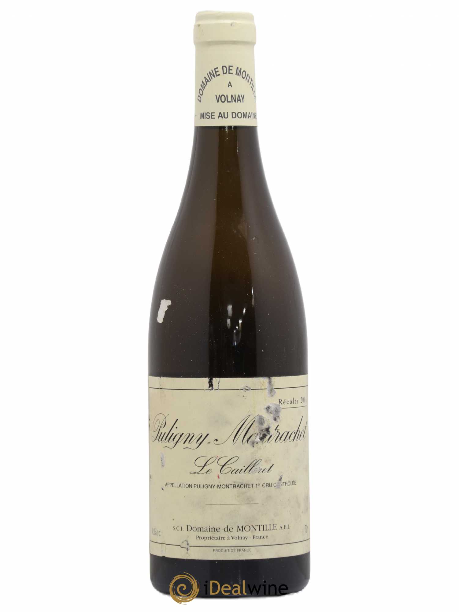 Puligny-Montrachet 1er Cru Le Cailleret De Montille (Domaine) 2001 - Lot de 1 bouteille - 0