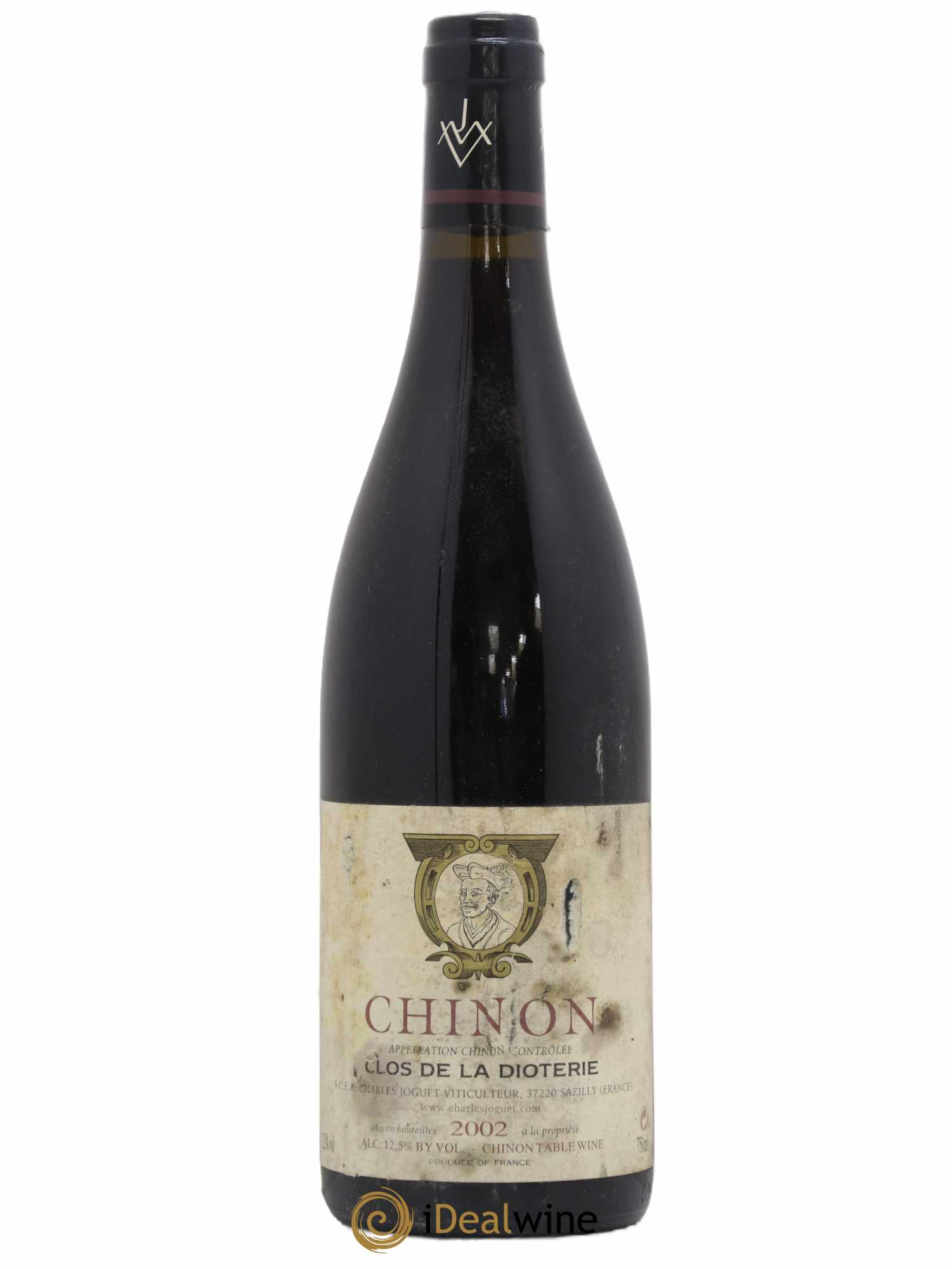Chinon Clos de La Dioterie Charles Joguet 2002 - Lot de 1 bouteille - 0