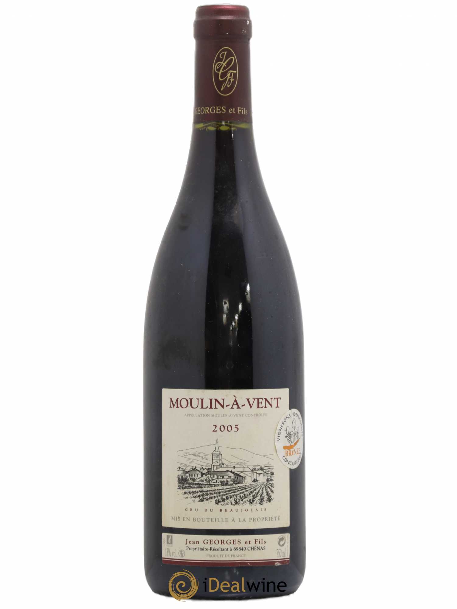 Moulin-à-Vent Jean Georges 2005 - Posten von 1 Flasche - 0