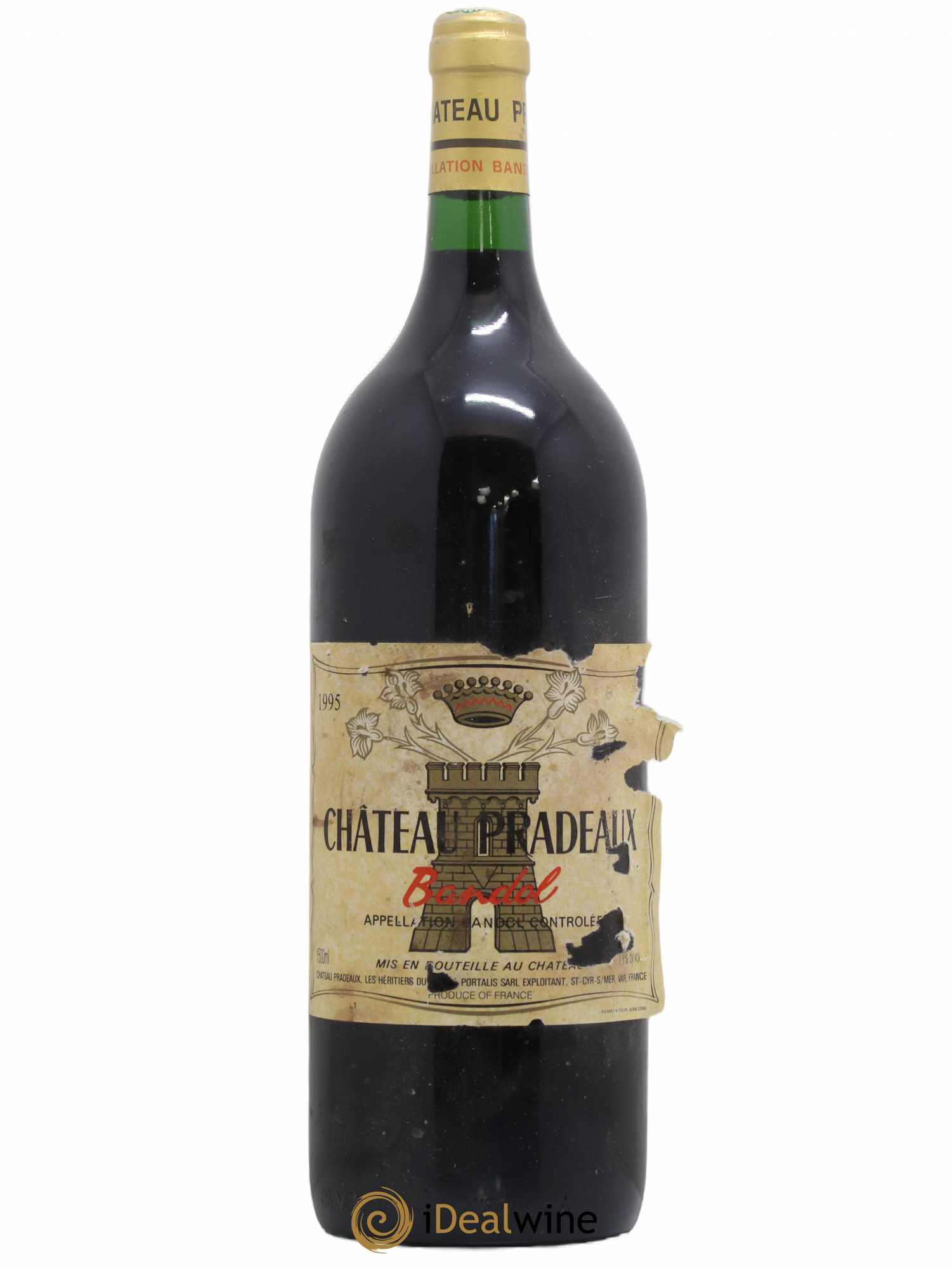 Bandol Château Pradeaux Famille Portalis 1995 - Lot de 1 magnum - 0