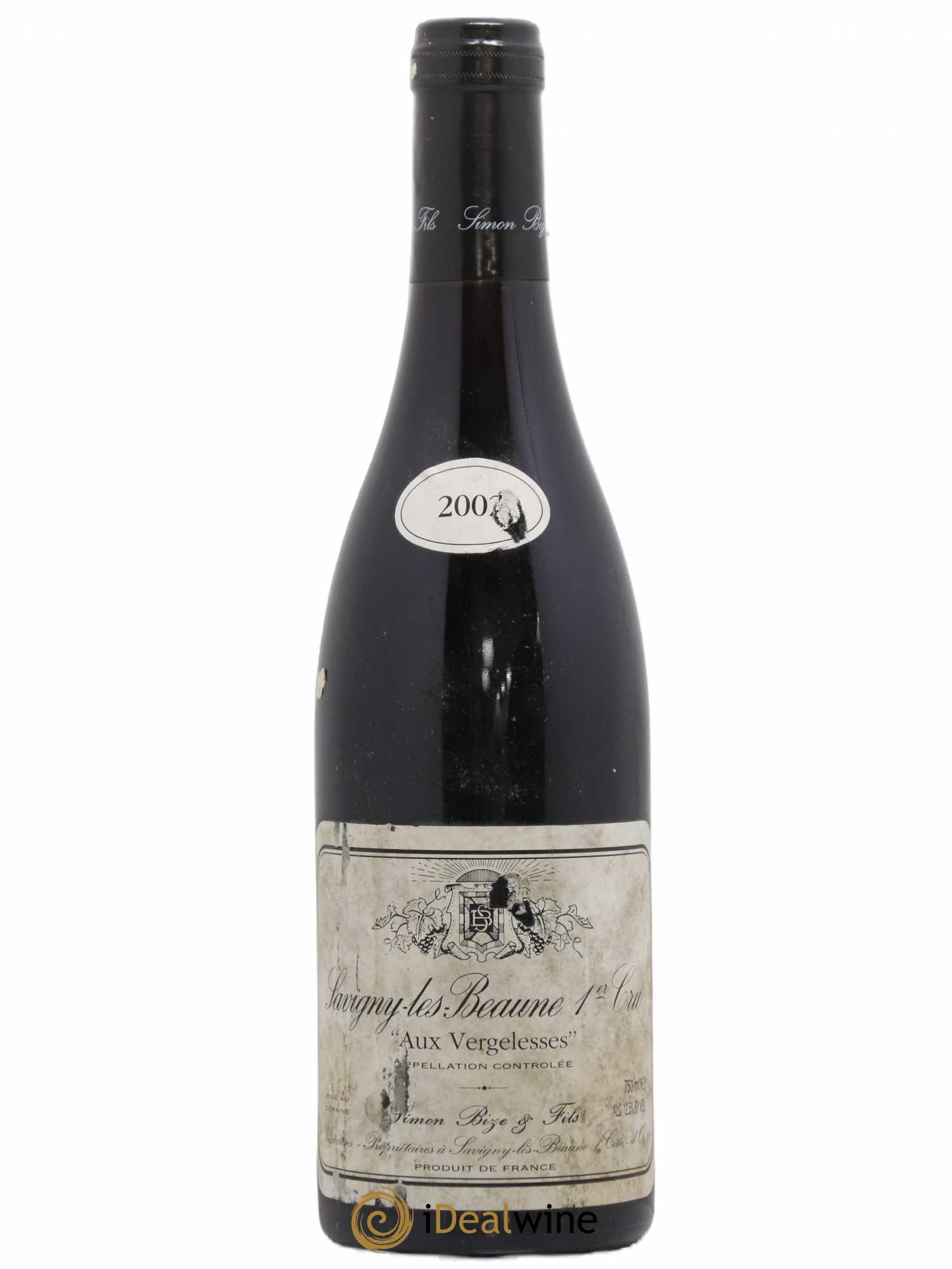 Savigny-lès-Beaune 1er Cru Aux Vergelesses Simon Bize & Fils 2002 - Lot de 1 bouteille - 0