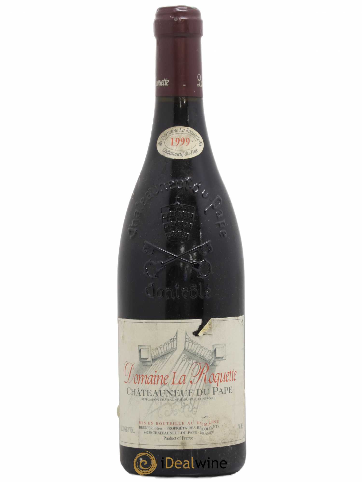 Châteauneuf-du-Pape La Roquette Famille Brunier 1999 - Posten von 1 Flasche - 0