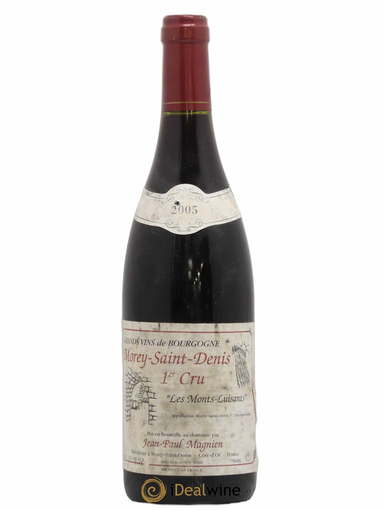 Morey-Saint-Denis 1er Cru Les Monts Luisants Jean Paul Magnien 2005 - Posten von 1 Flasche - 0
