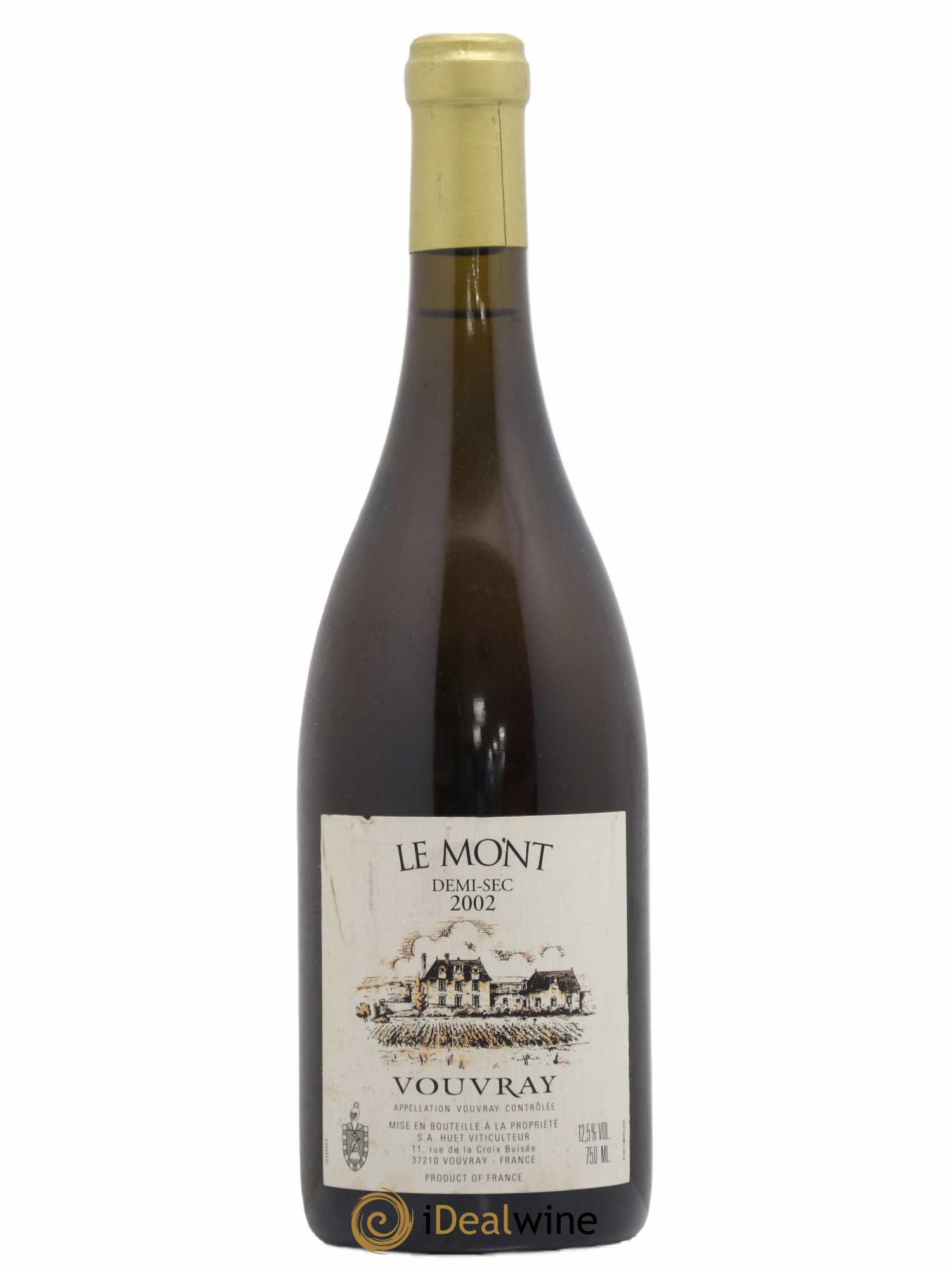 Vouvray Le Mont Demi-Sec Domaine Huet 2002 - Lot de 1 bouteille - 0