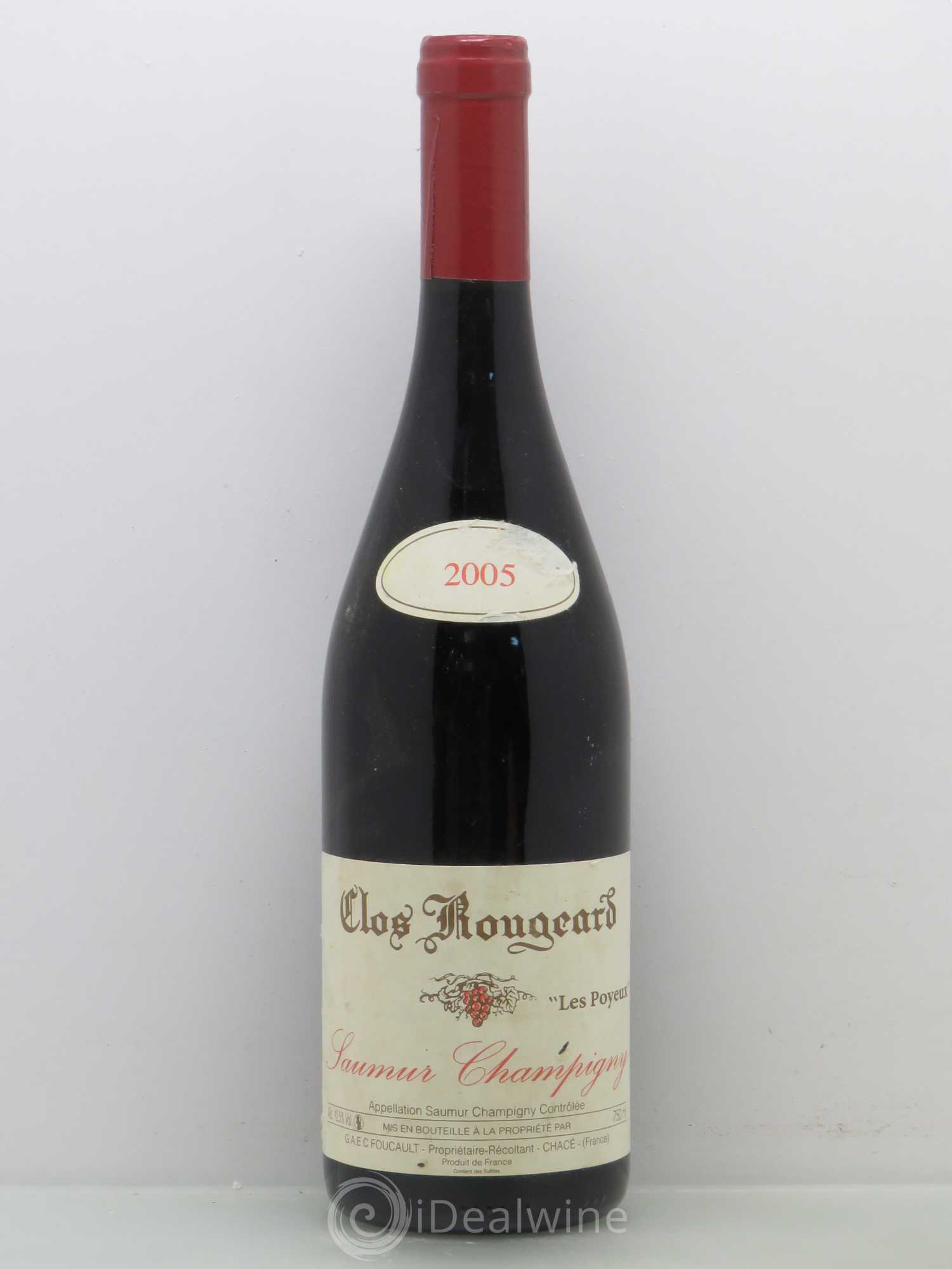 Saumur-Champigny Les Poyeux Clos Rougeard 2005 - Lot de 1 bouteille - 0