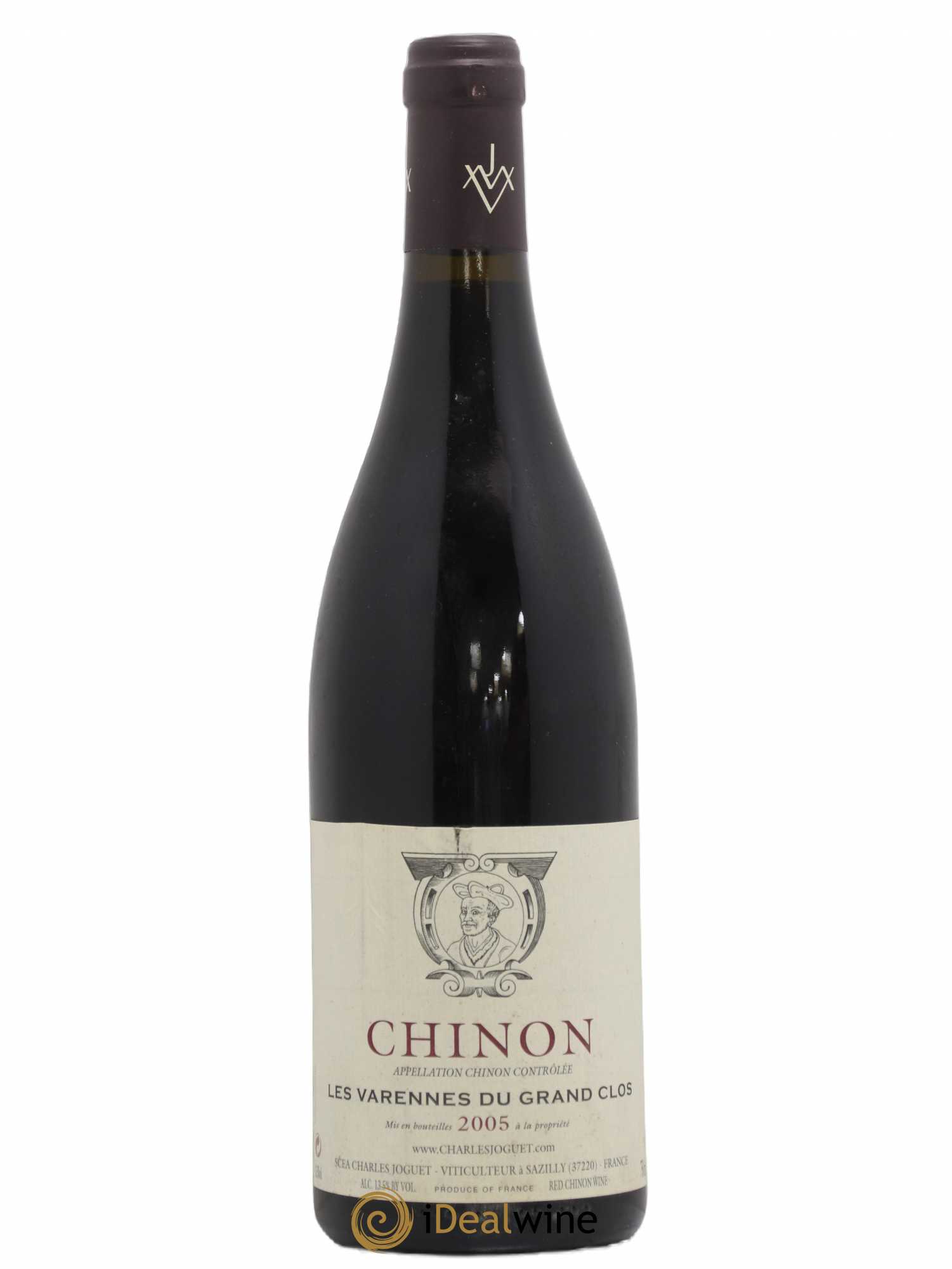 Chinon Les Varennes du Grand Clos Charles Joguet 2005 - Lot de 1 bouteille - 0