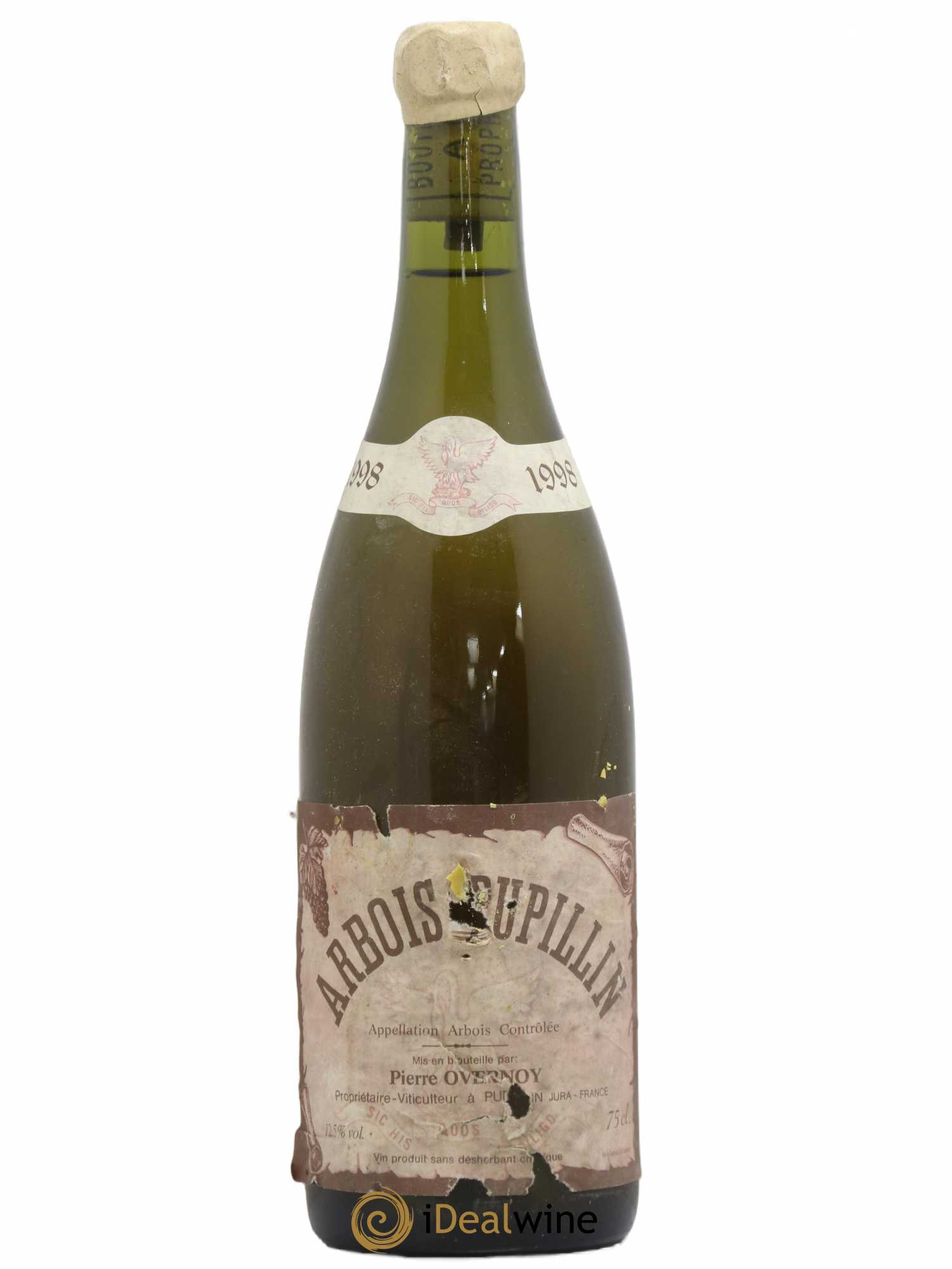 Arbois-Pupillin Chardonnay (cire blanche) Overnoy-Houillon (Domaine) 1998 - Lot de 1 bouteille - 0