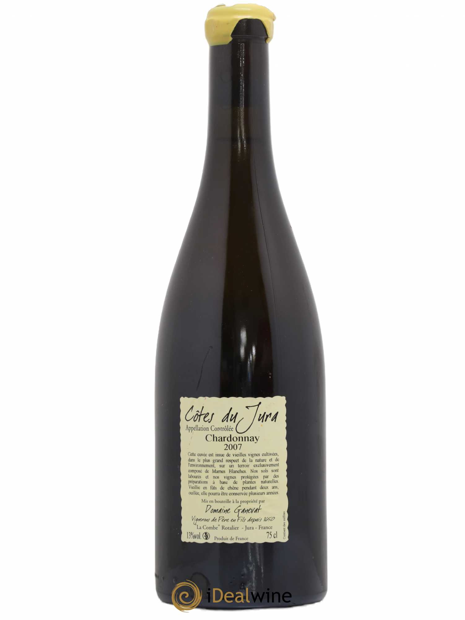 Côtes du Jura Les Grands Teppes Vieilles Vignes Jean-François Ganevat (Domaine) 2007 - Lot de 1 bouteille - 1