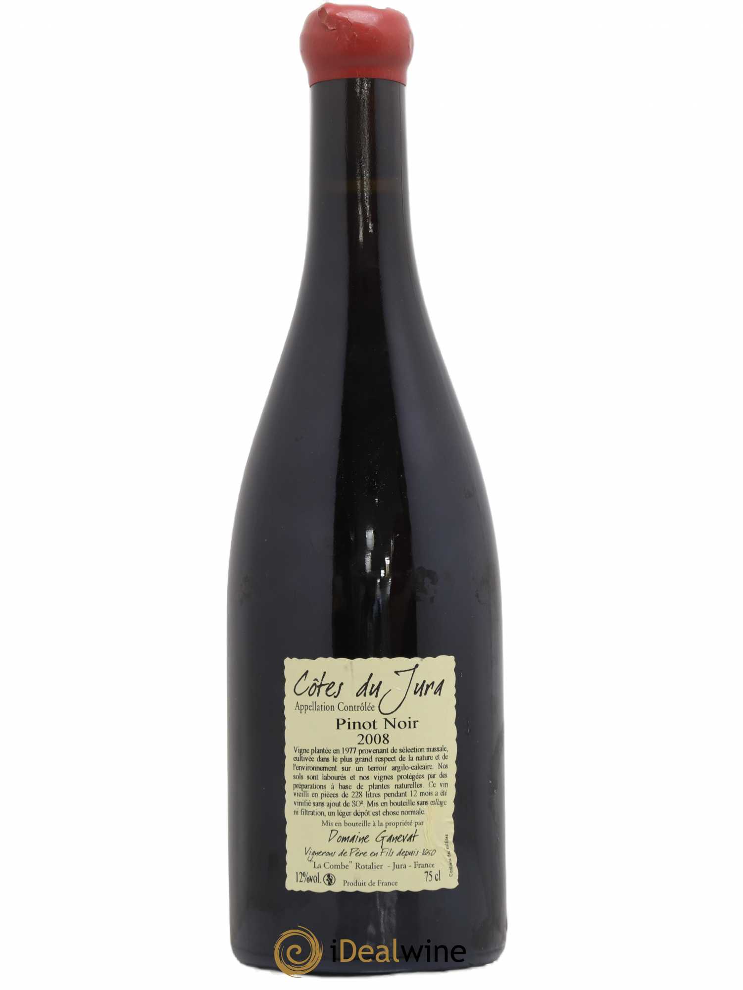 Côtes du Jura Julien En Billat Jean-François Ganevat (Domaine) 2008 - Lot de 1 bouteille - 1