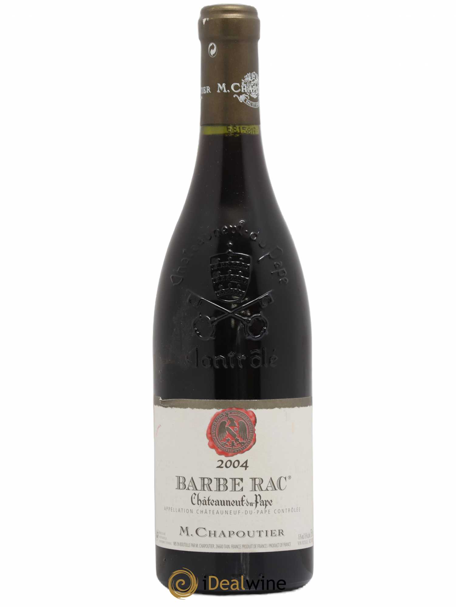 Châteauneuf-du-Pape Barbe Rac Chapoutier 2004 - Lot de 1 bouteille - 0