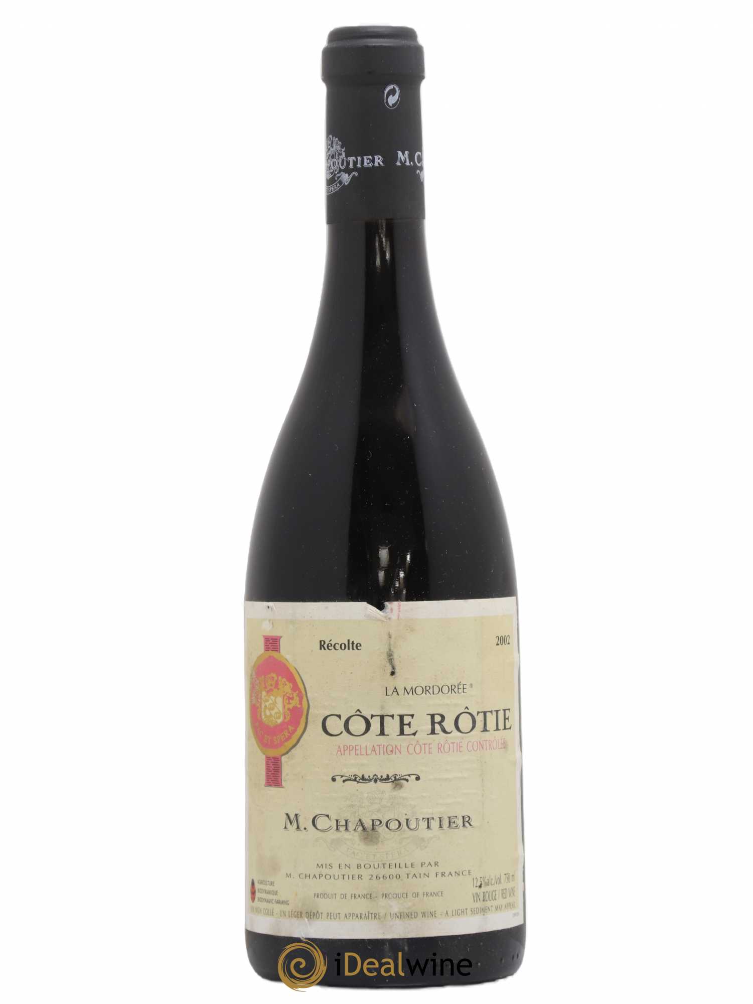 Côte-Rôtie La Mordorée Chapoutier 2002 - Lot de 1 bouteille - 0