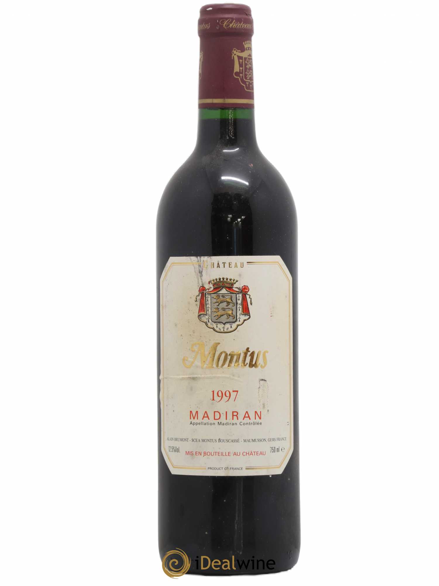 Madiran Château Montus Alain Brumont 1997 - Lot de 1 bouteille - 0