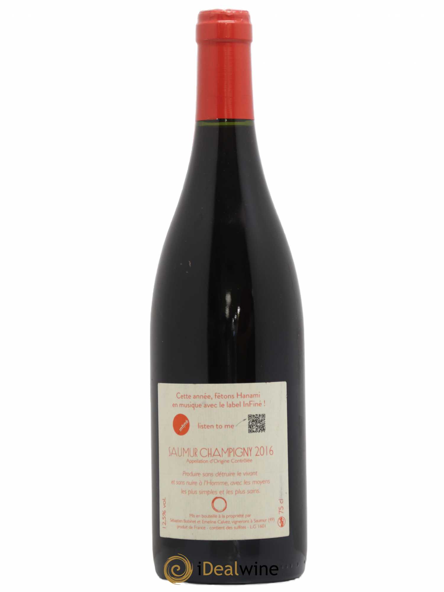 Saumur-Champigny Hanami Bobinet 2016 - Lot de 1 bouteille - 1