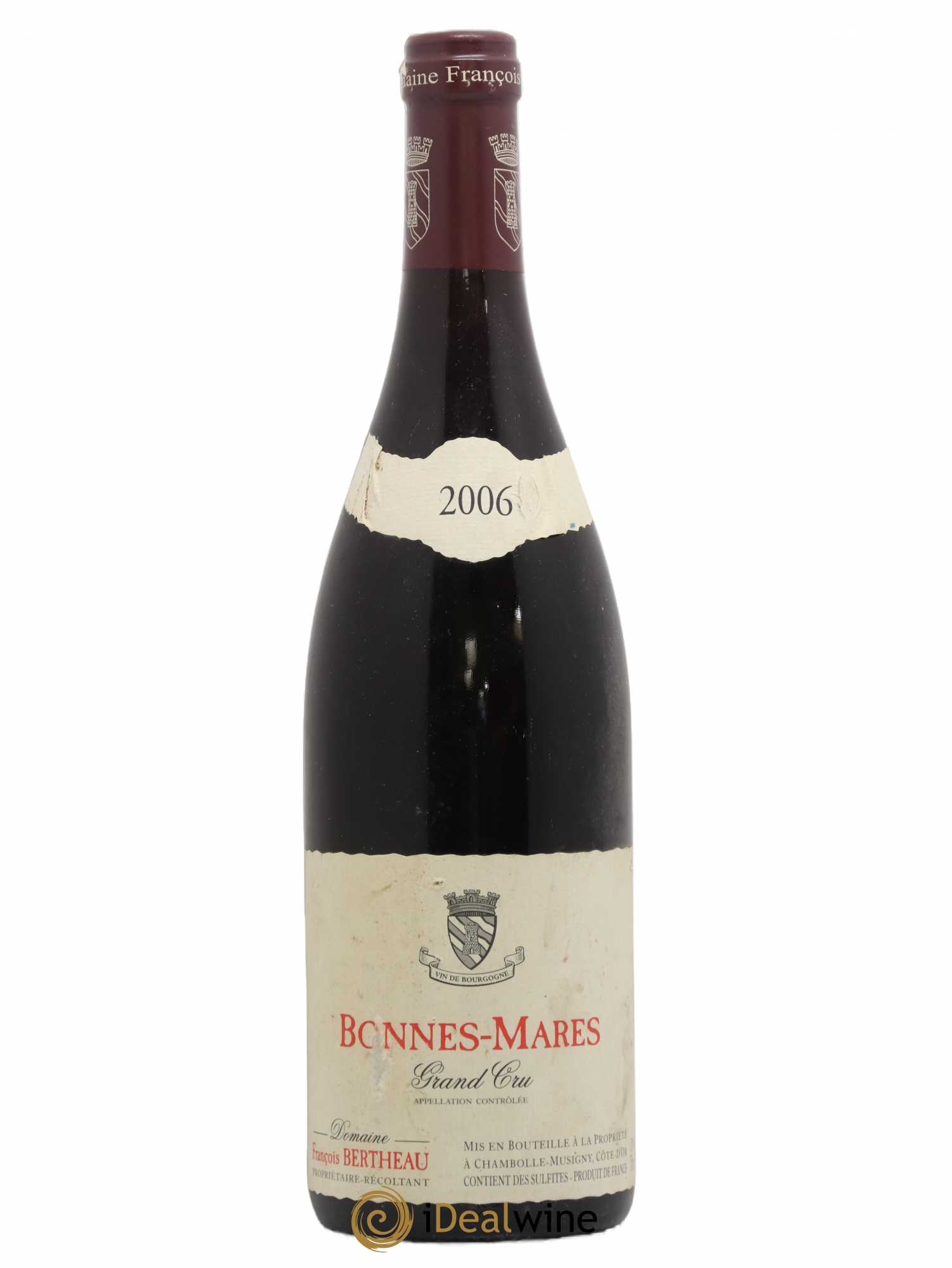 Bonnes-Mares Grand Cru François Bertheau 2006 - Lot de 1 bouteille - 0
