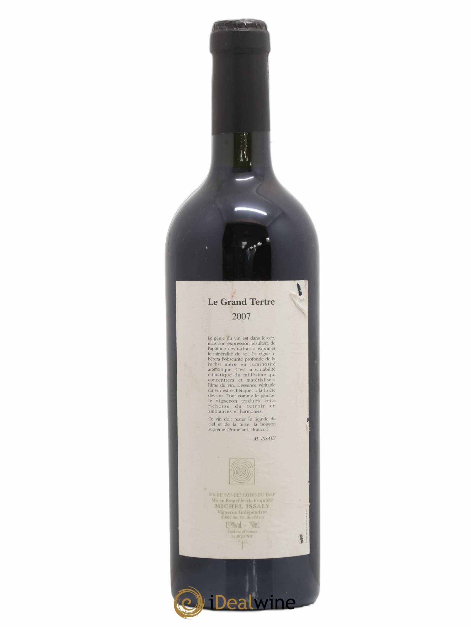 Vin de France Le Grand Tertre Michel Issaly 2007 - Posten von 1 Flasche - 0