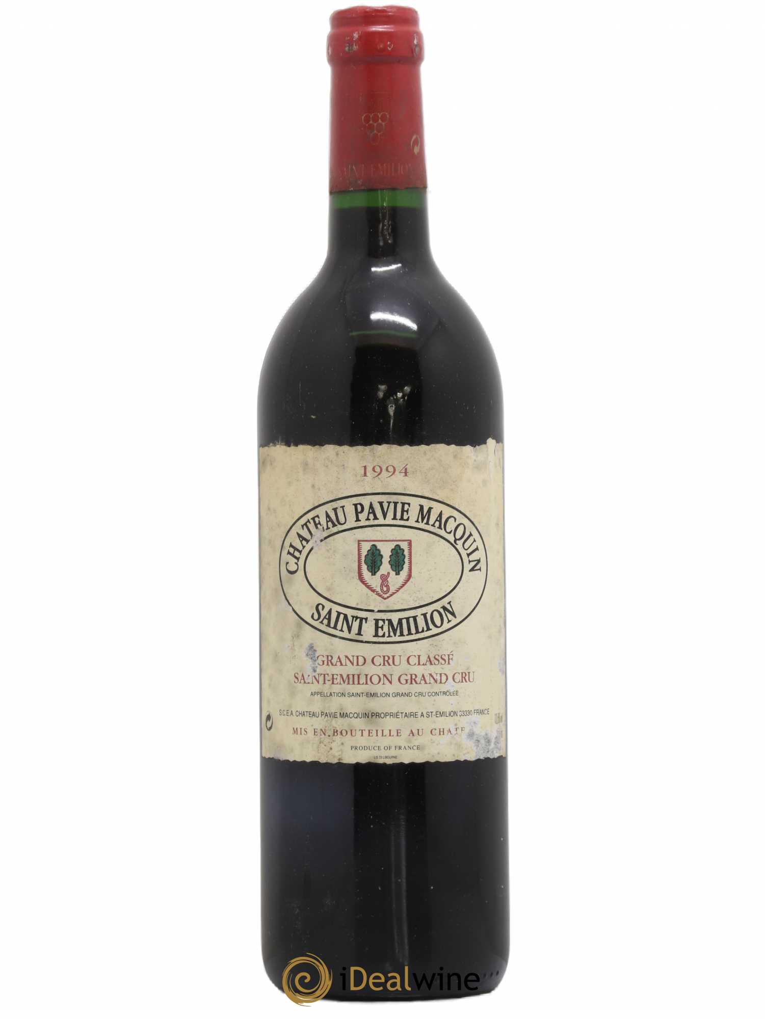Château Pavie Macquin 1er Grand Cru Classé B 1994 - Lot de 1 bouteille - 0