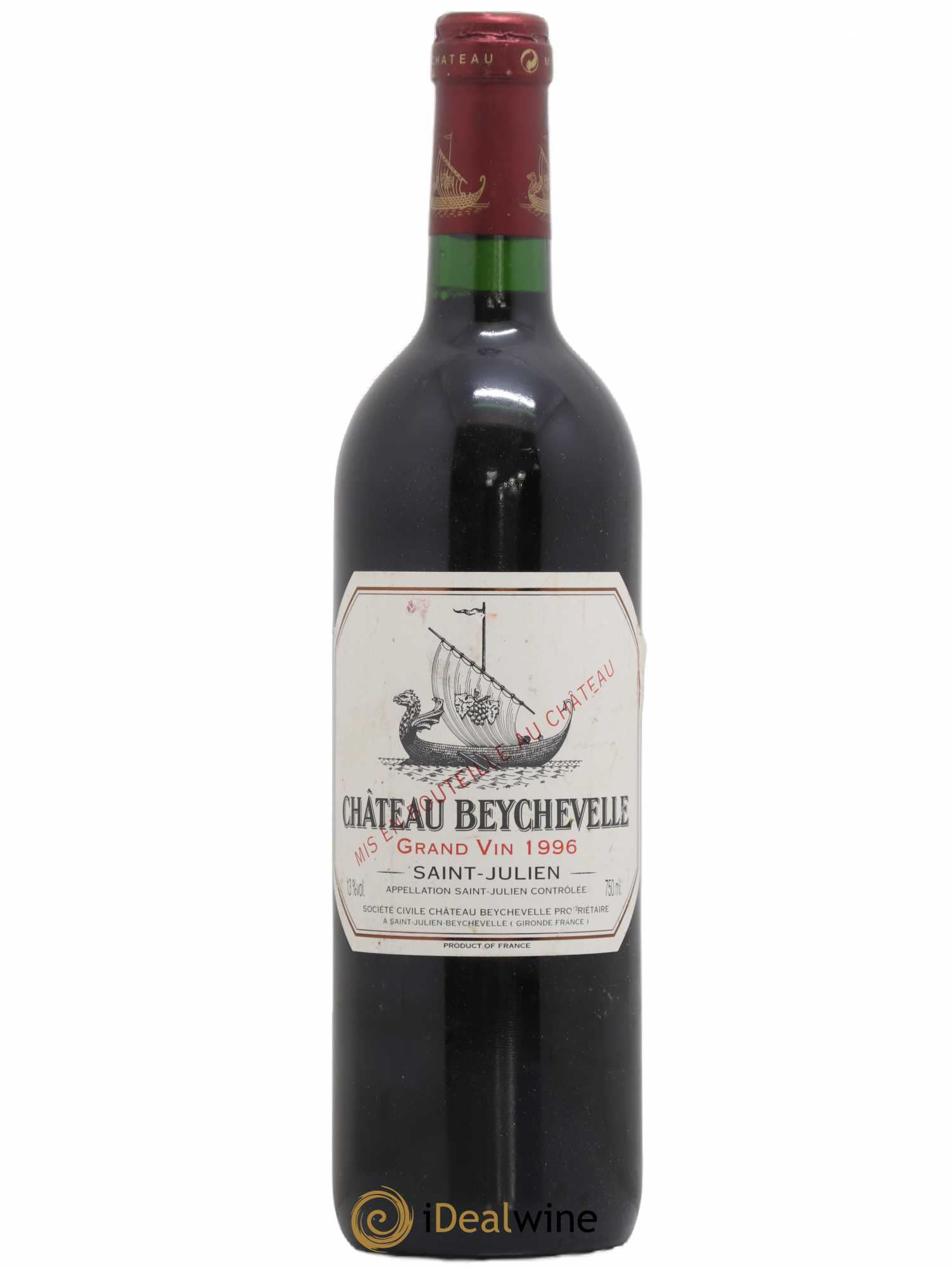 Château Beychevelle 4ème Grand Cru Classé 1996 - Lot de 1 bouteille - 0