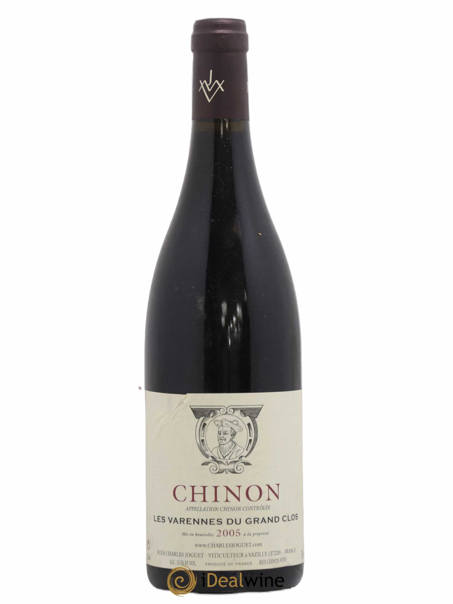 Chinon Les Varennes du Grand Clos Charles Joguet 2005 - Lot de 1 bouteille - 0