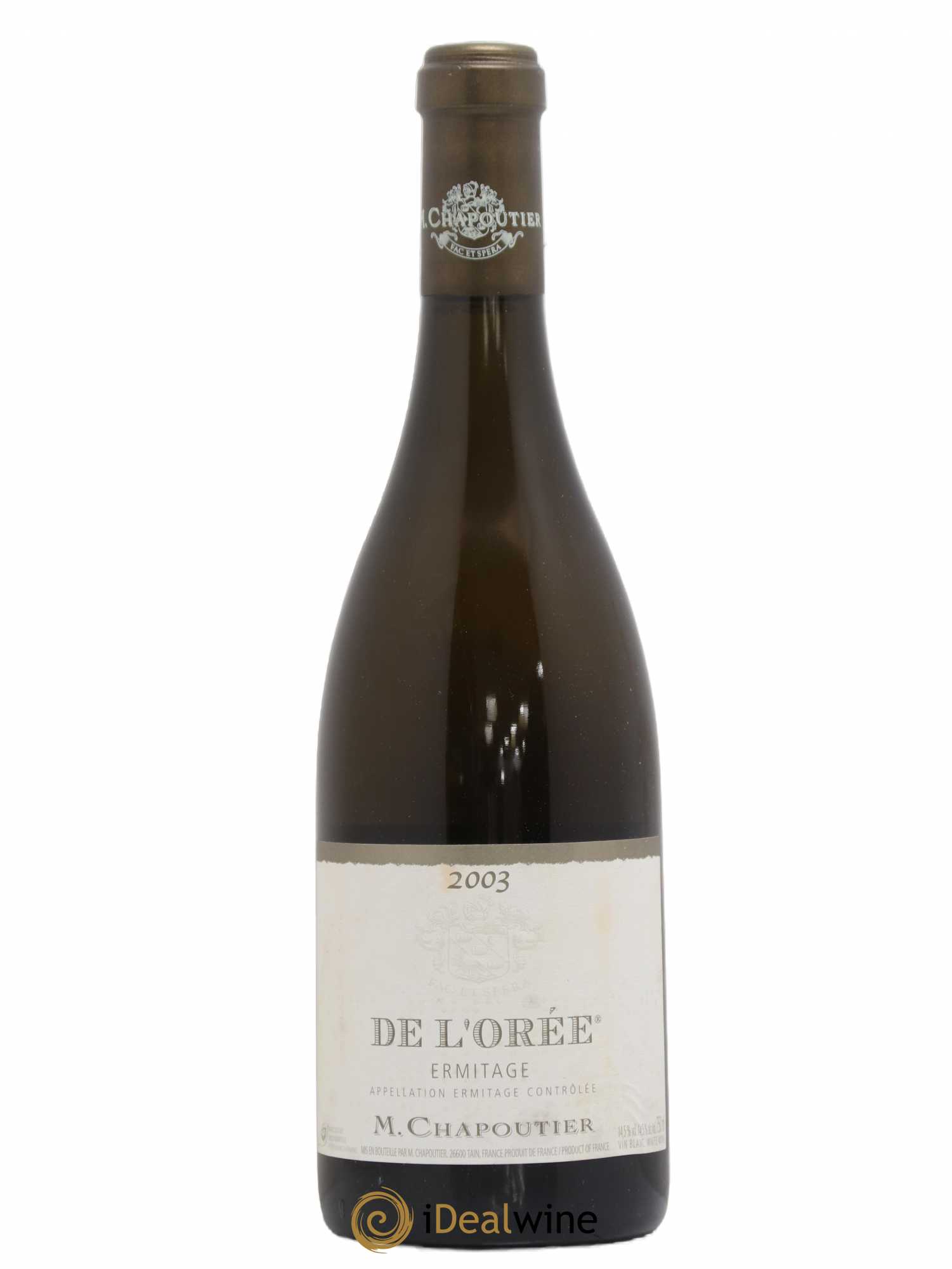 Hermitage Ermitage de l'Orée Chapoutier 2003 - Lot de 1 bouteille - 0